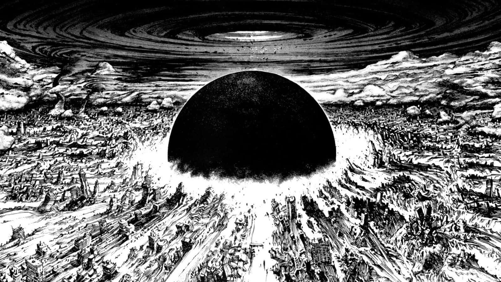 Akira Manga Panel Arka Planı Duvar Kağıdı