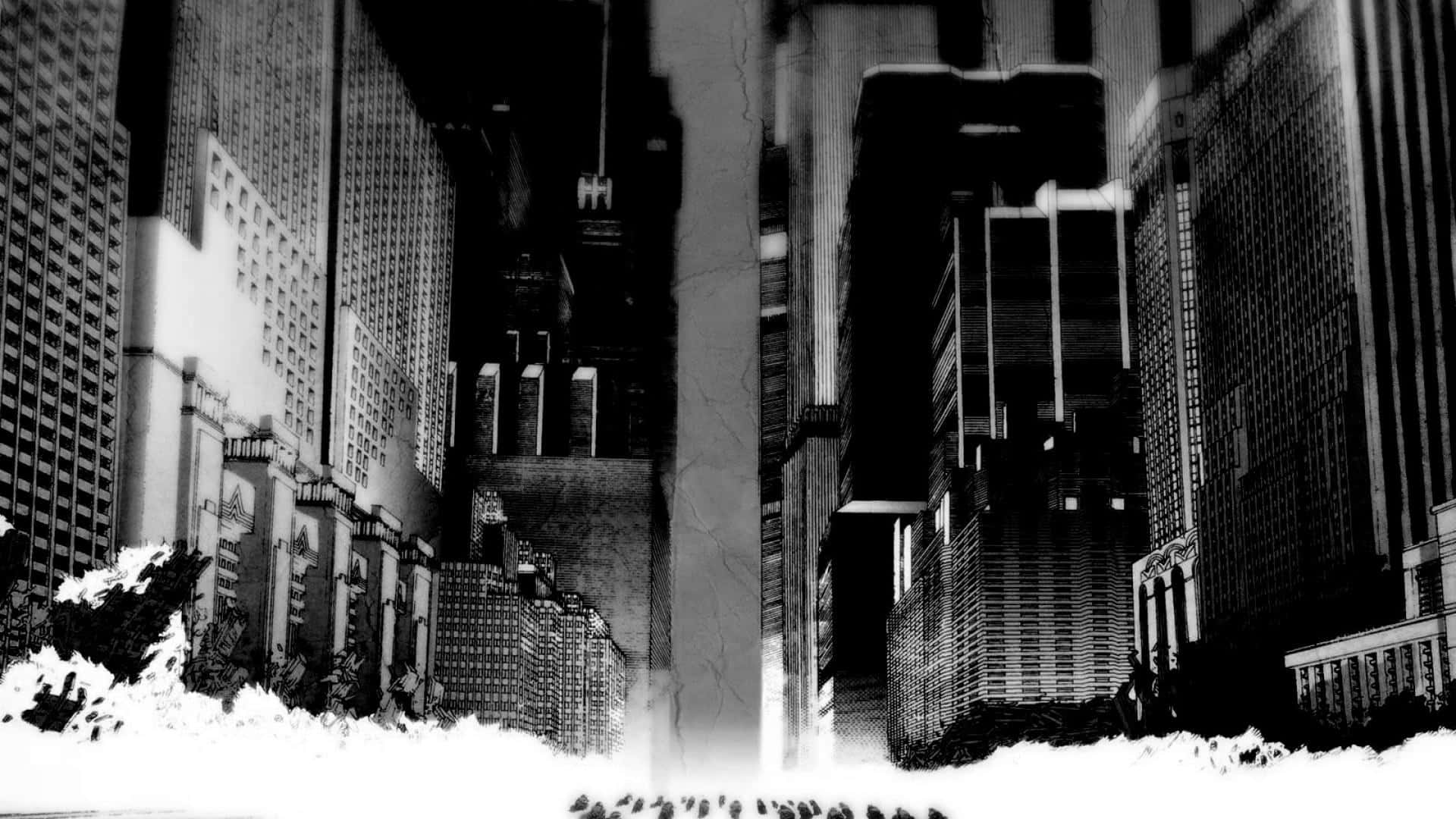 Akira Manga Paneli Arka Planı Duvar Kağıdı