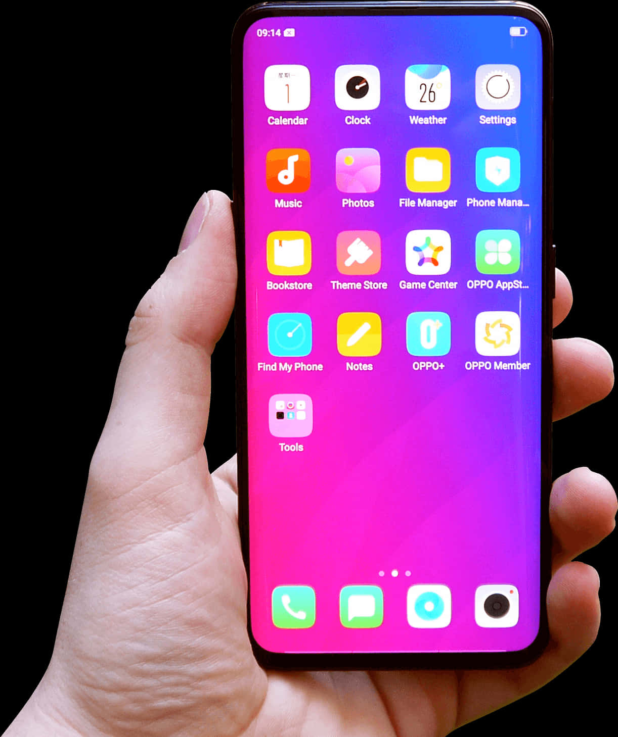 Akıllı Telefon Ekranı Tutan El Duvar Kağıdı