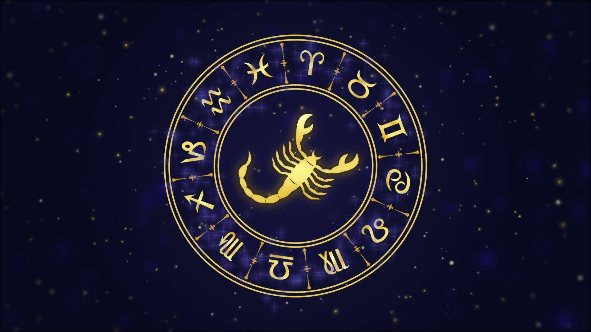 Akrep ve Diğer Astrolojik Burçlar Duvar Kağıdı