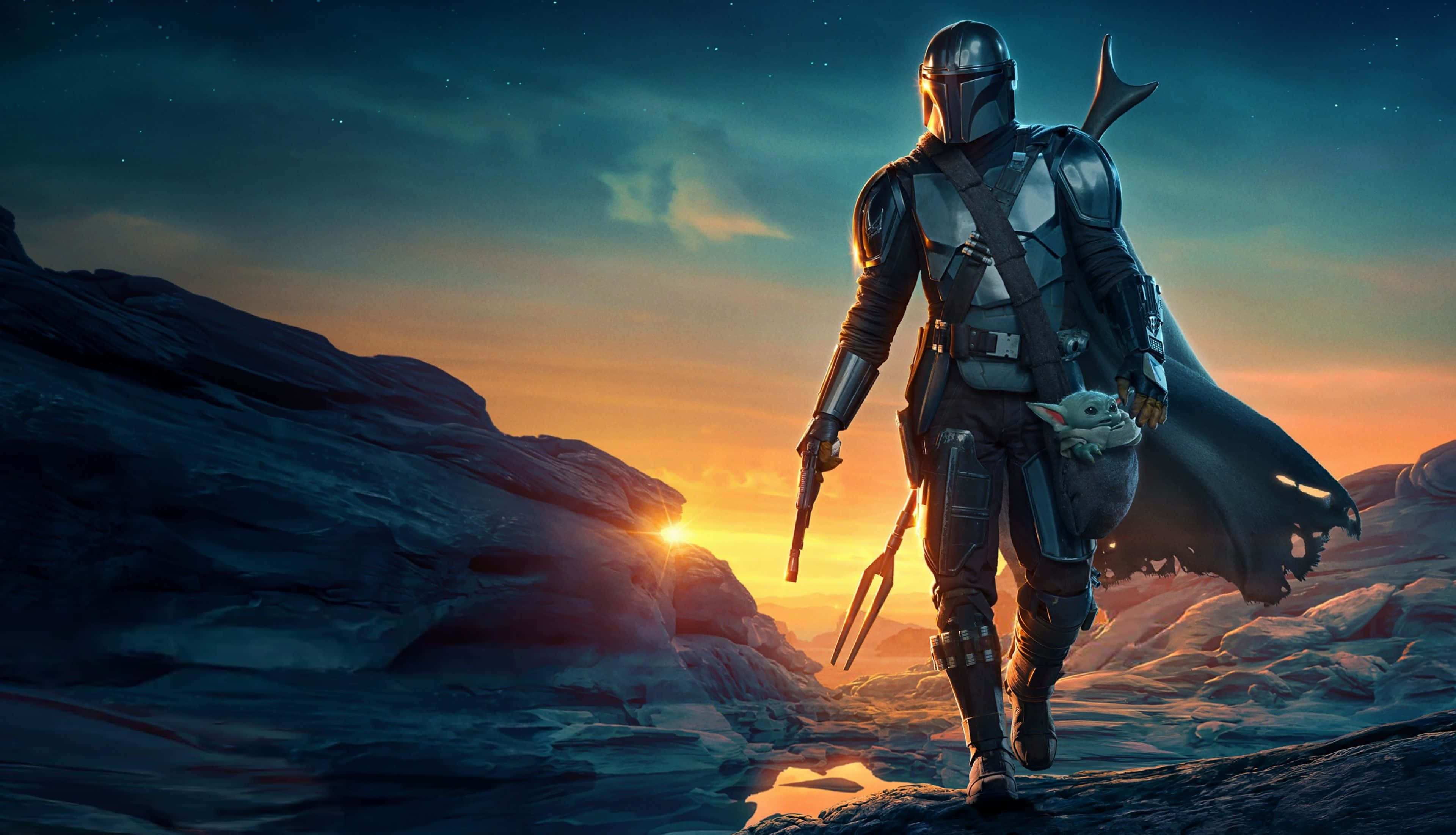 Aksiyon The Mandalorian Star Wars Duvar Kağıdı
