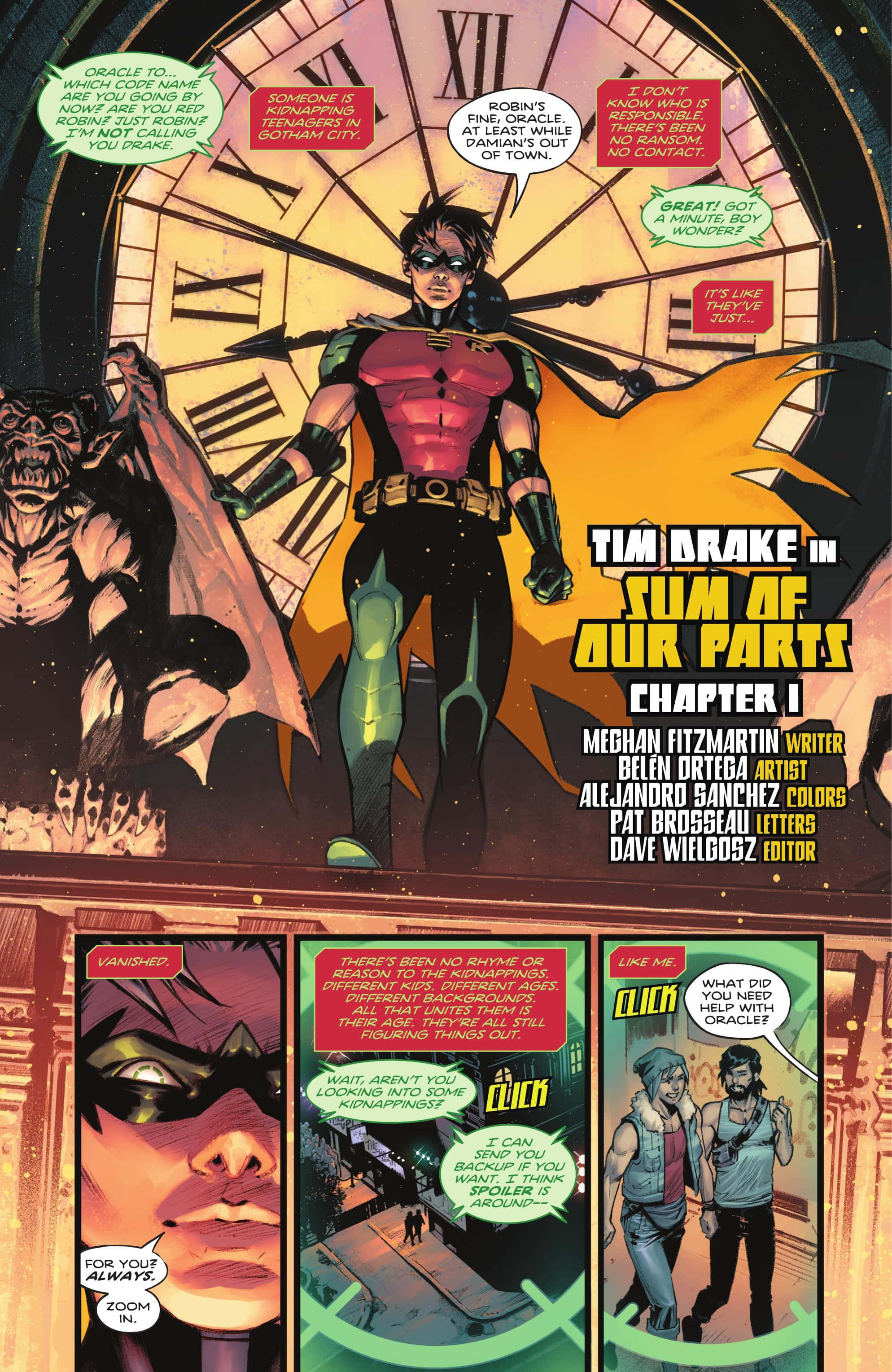 Aksiyonda Kararlı Tim Drake, Kızıl Robin Olarak Duvar Kağıdı