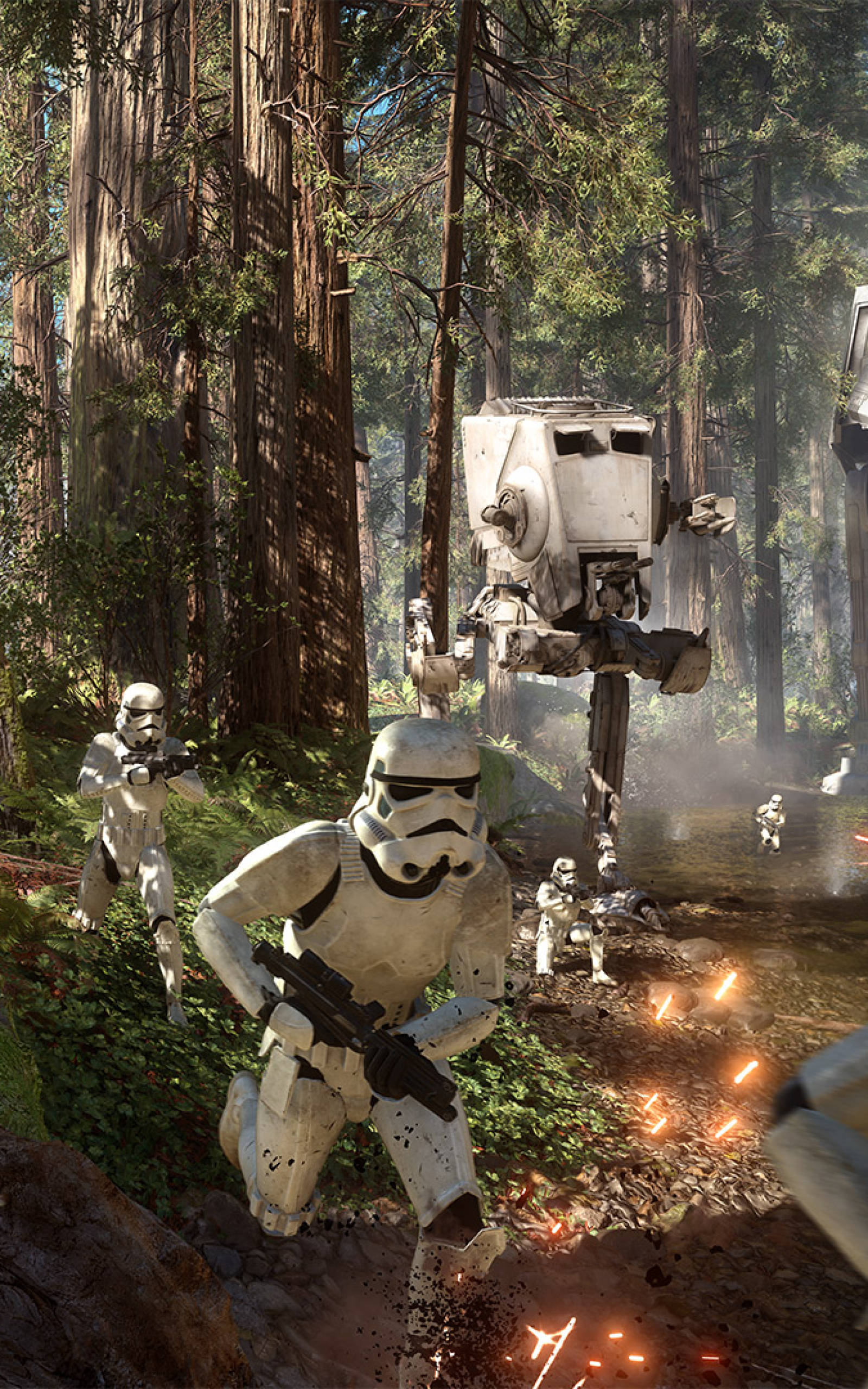 Aksiyonda Stormtrooper'lar Star Wars Tablet Duvar Kağıdı