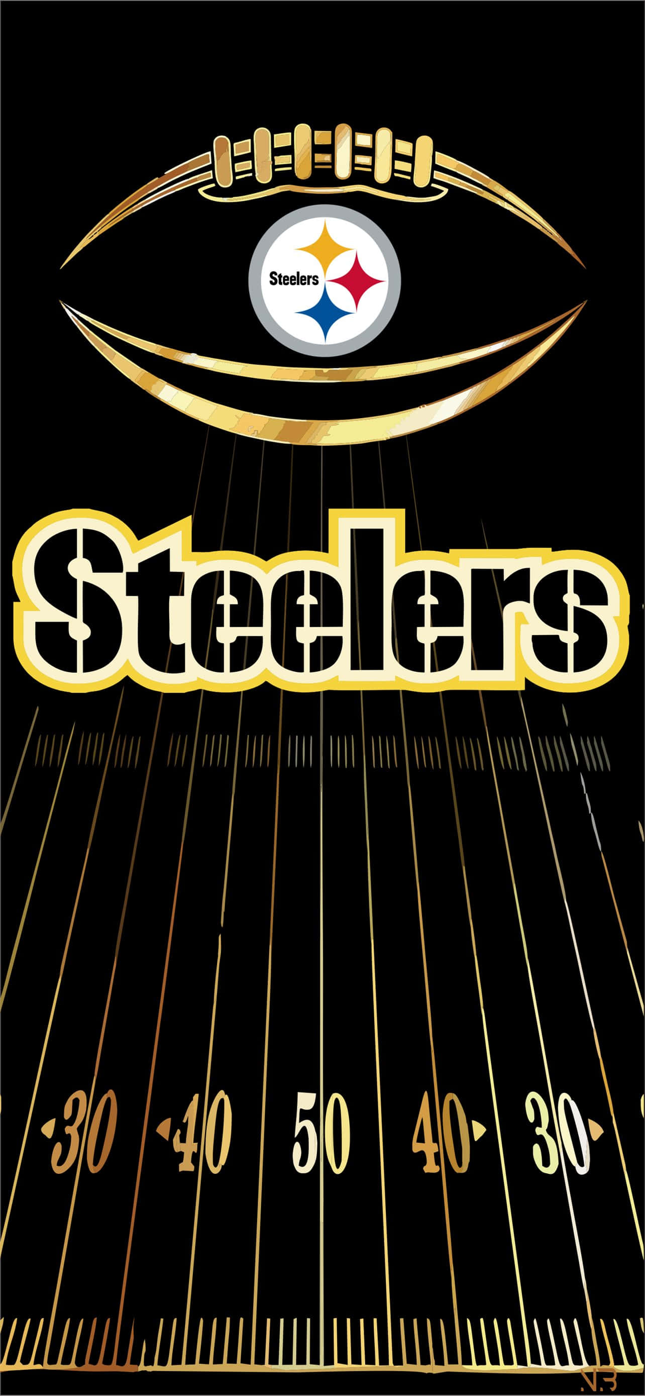 Aksiyonu Yakala - Pittsburgh Steelers için Resmi Uygulamayı Alın Duvar Kağıdı