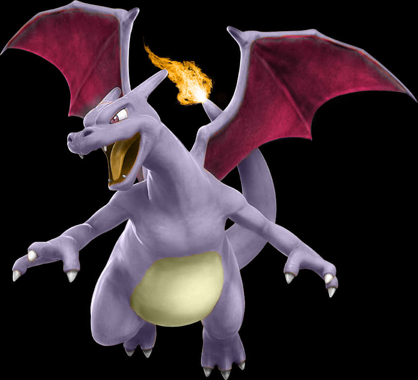 Alev Nefesi Charizard Duvar Kağıdı