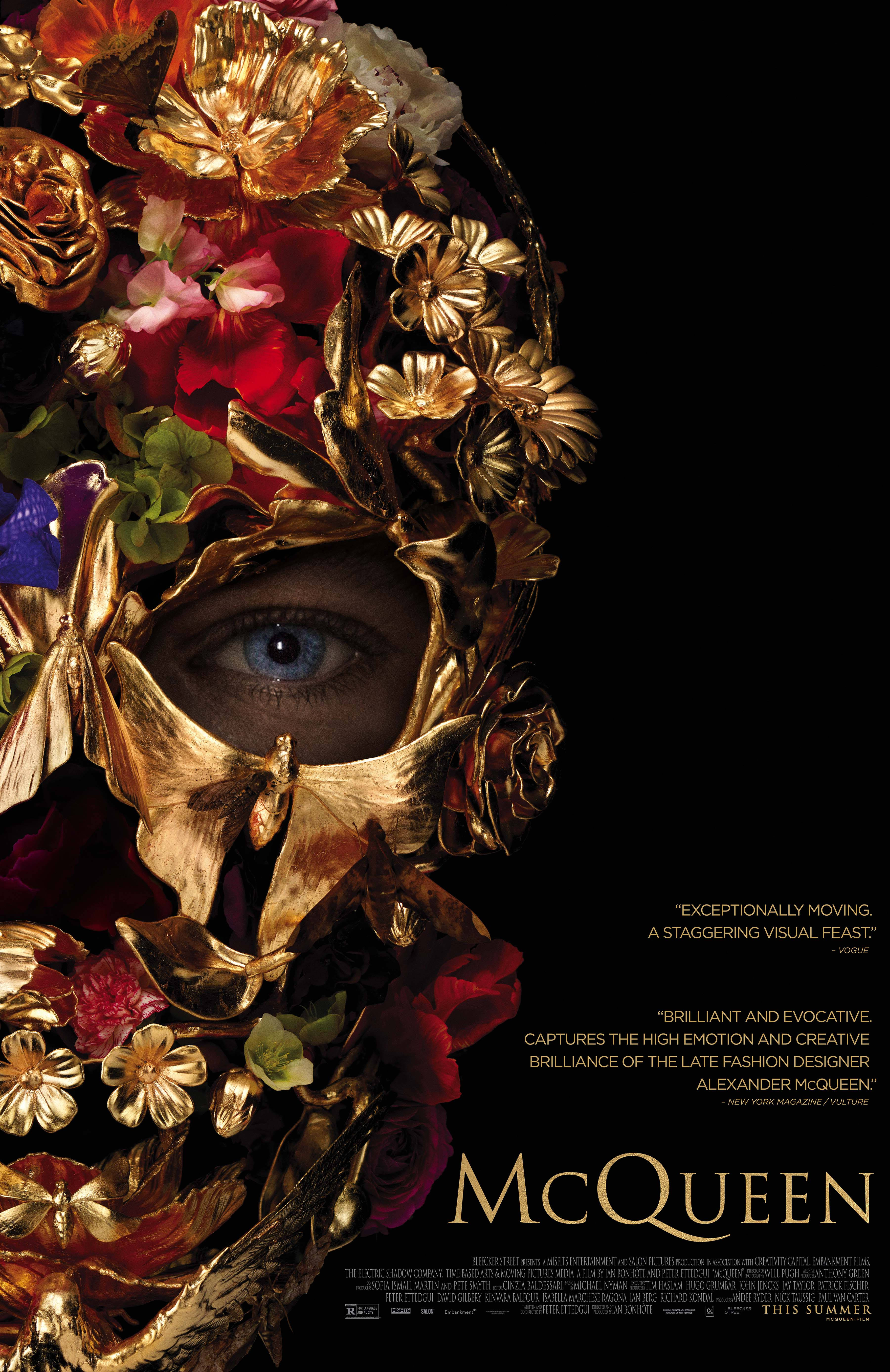 Alexander McQueen Film Posteri Moda Duvar Kağıdı