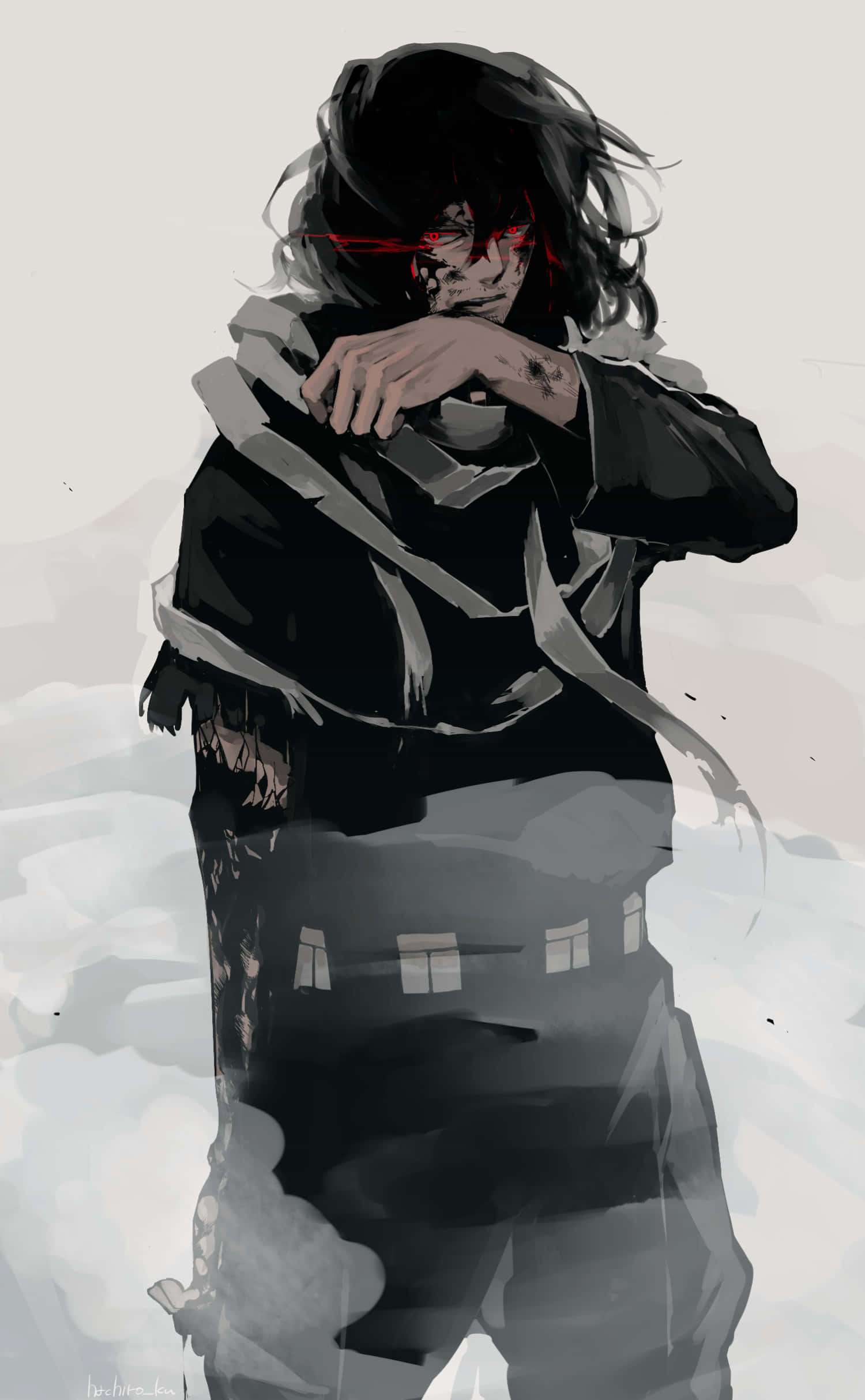 All-Might'ın Shota Aizawa'nın yanında hiçbir şansı yok Duvar Kağıdı