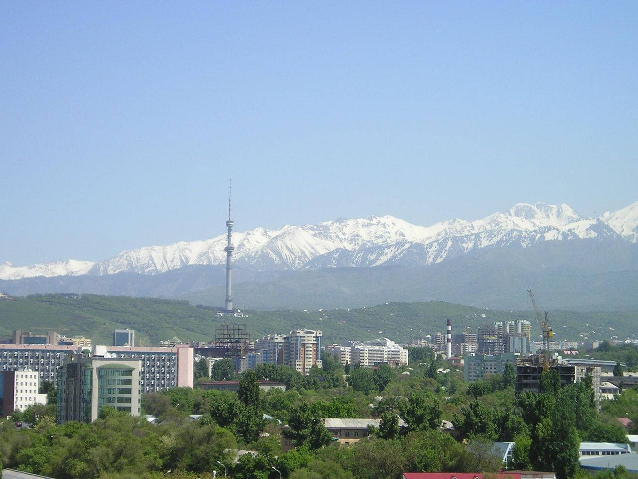 Almatı Kazakistan Şehri Duvar Kağıdı