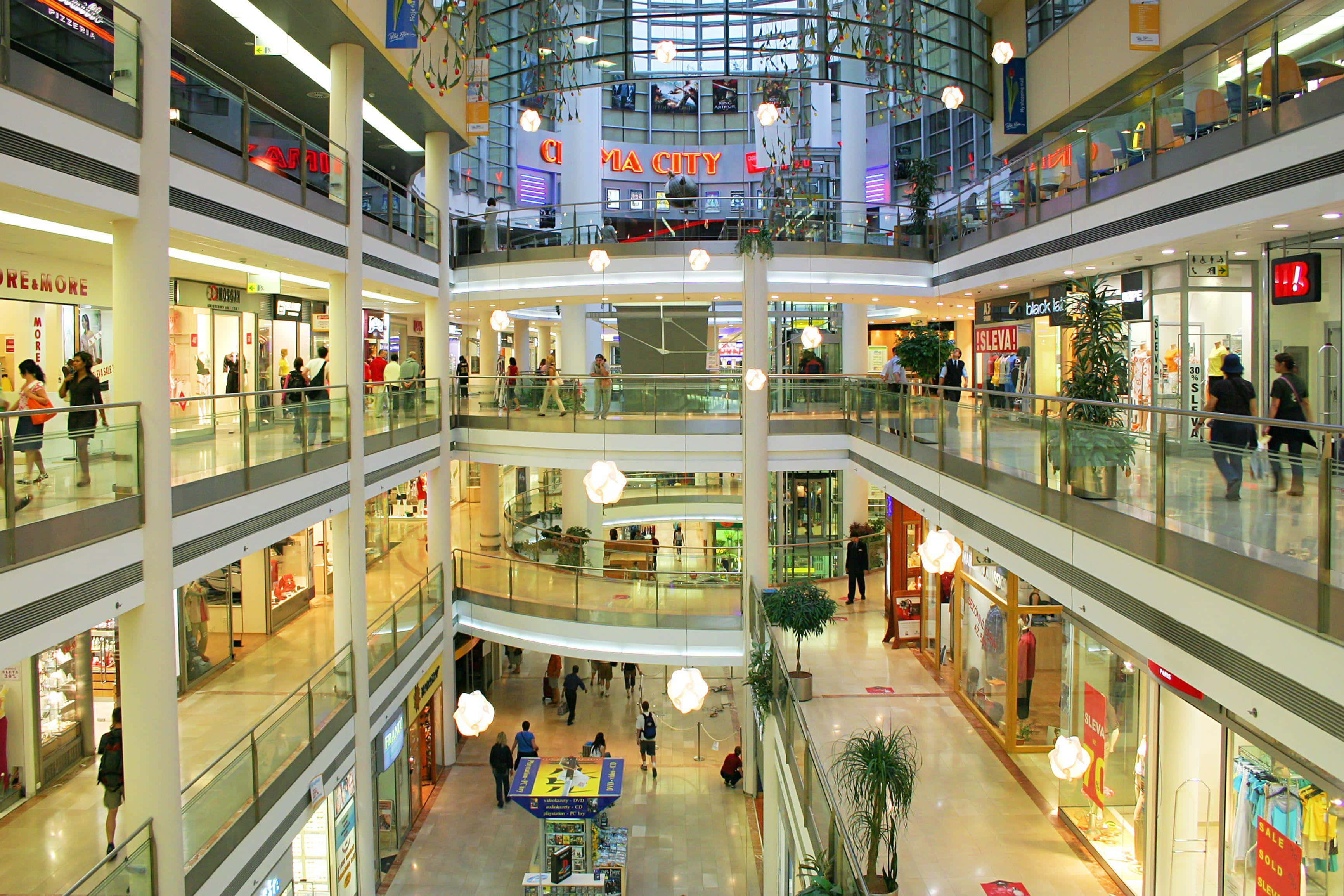 Alışveriş Merkezi Arka Planı Duvar Kağıdı