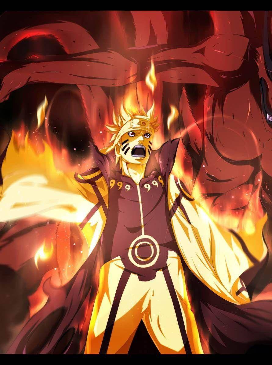 Altı Yol Bilge Modu Naruto Telefon Duvar Kağıdı