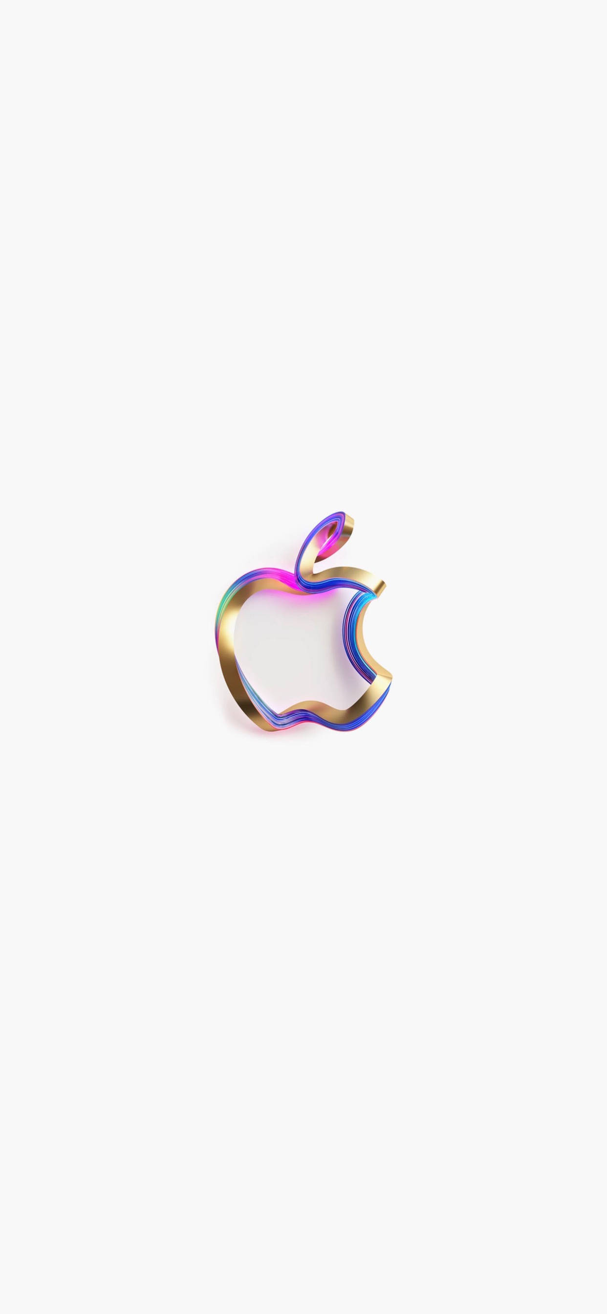 Altın Apple Logosu iPhone Duvar Kağıdı