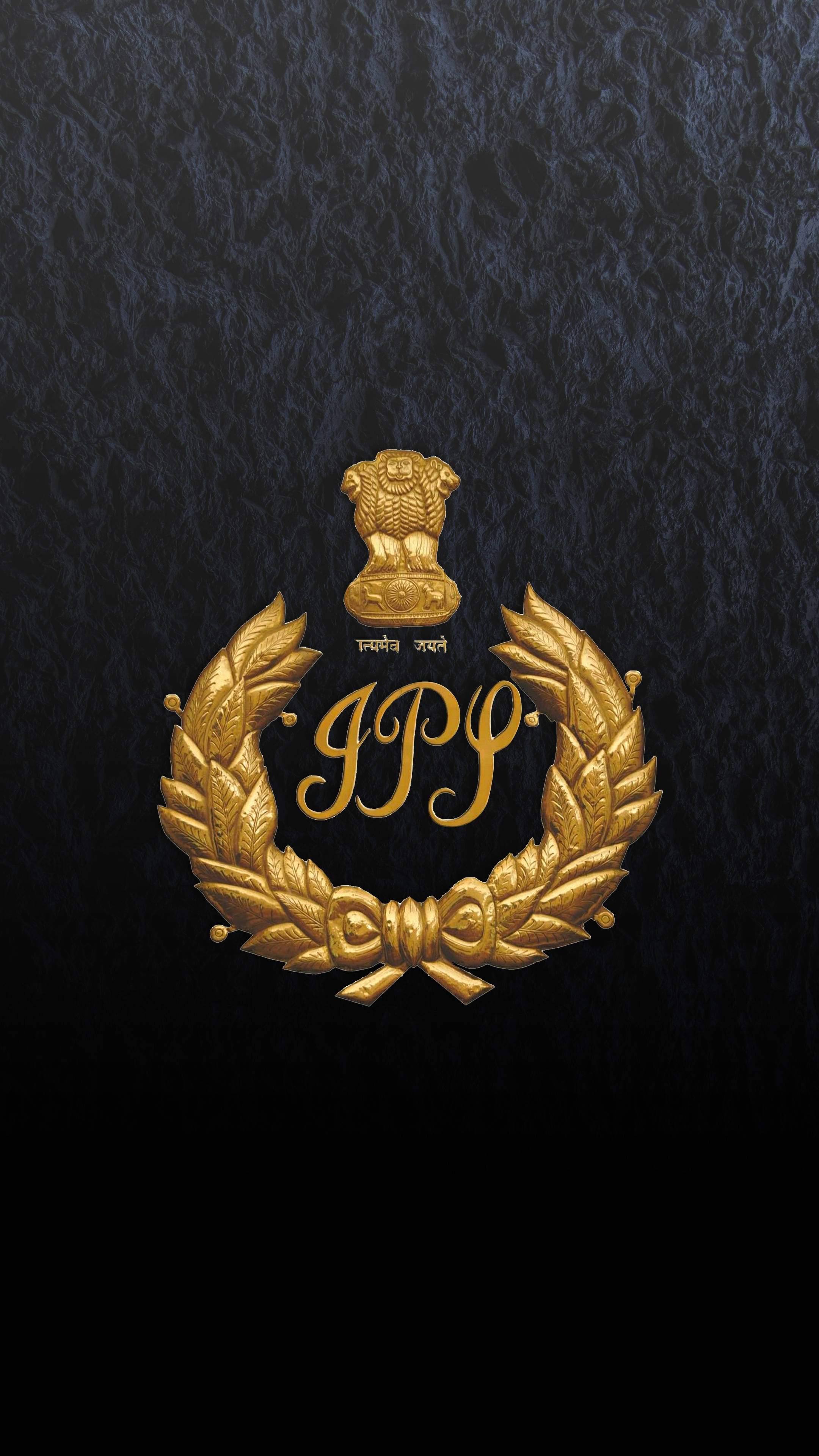 Altın IPS Logosu Karanlık Duvar Kağıdı