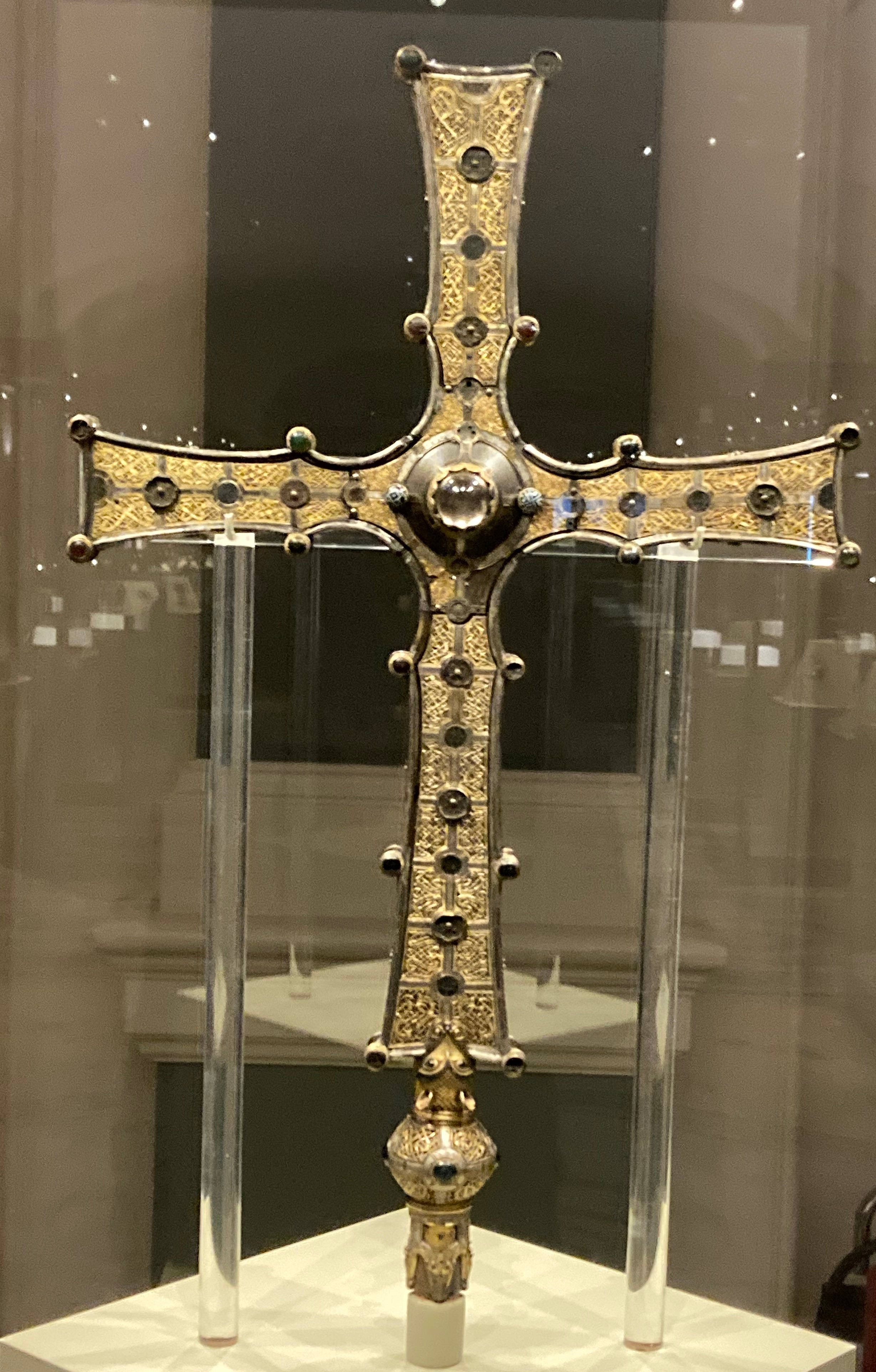 Altın Hristiyan Haçı Duvar Kağıdı