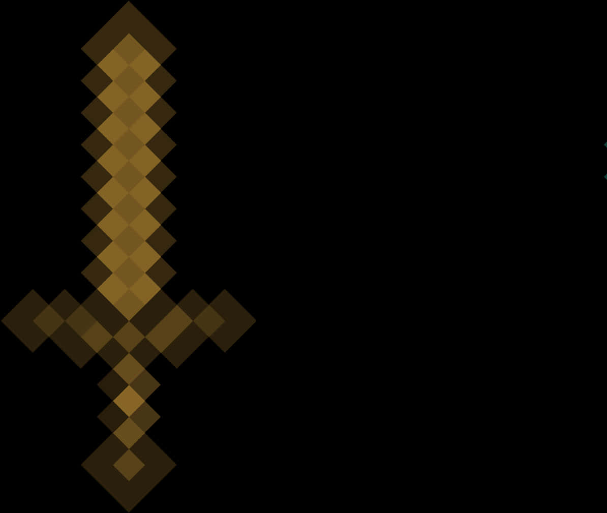 Altın Kılıç Simgesi Minecraft Duvar Kağıdı