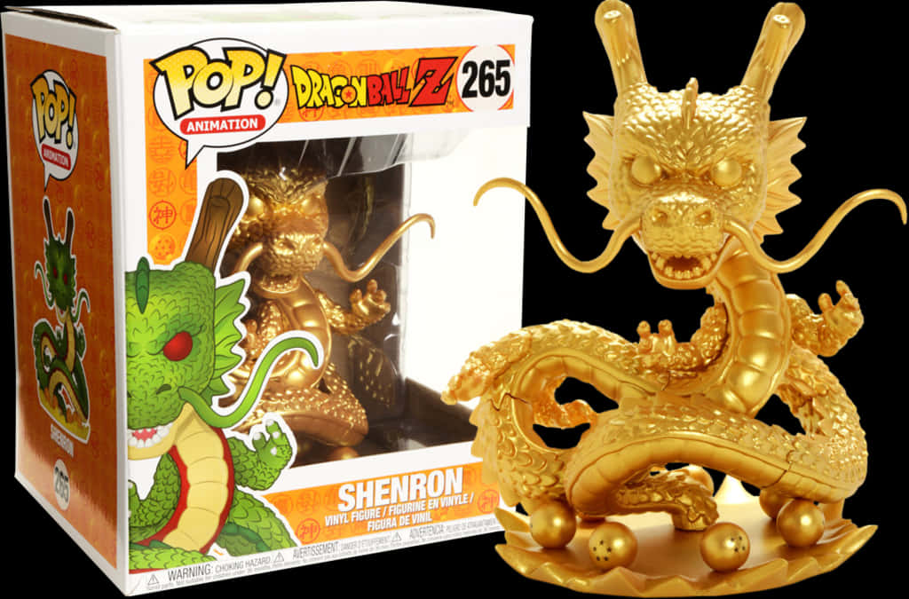 Altın Shenron Funko Pop Dragon Ball Z Duvar Kağıdı