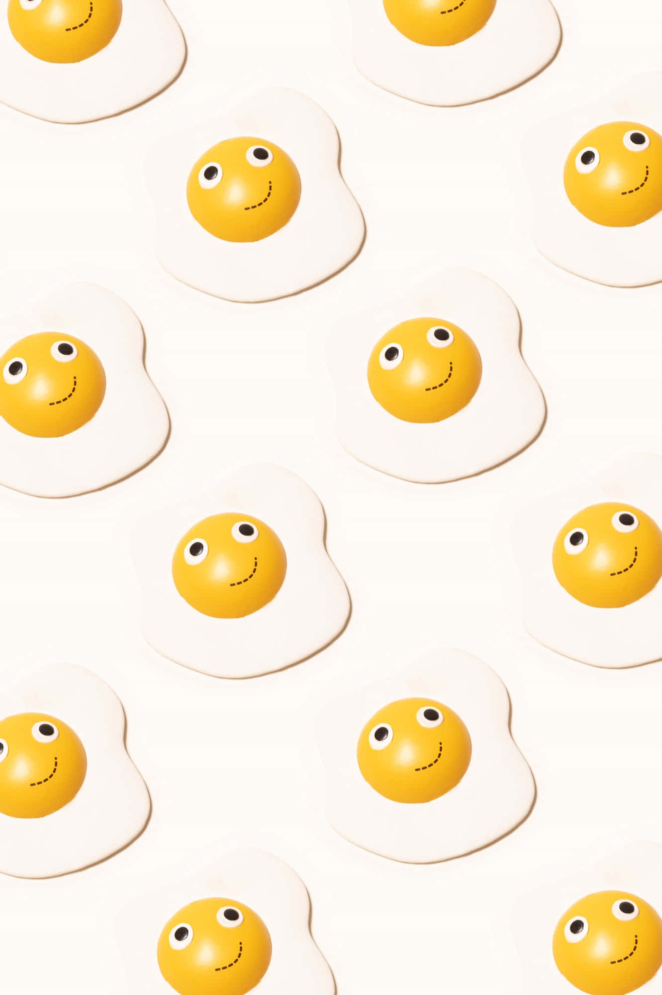 Altyazı: Gülen Yüz Emojisi ile Sıcak Yumurta Birleşimi Duvar Kağıdı