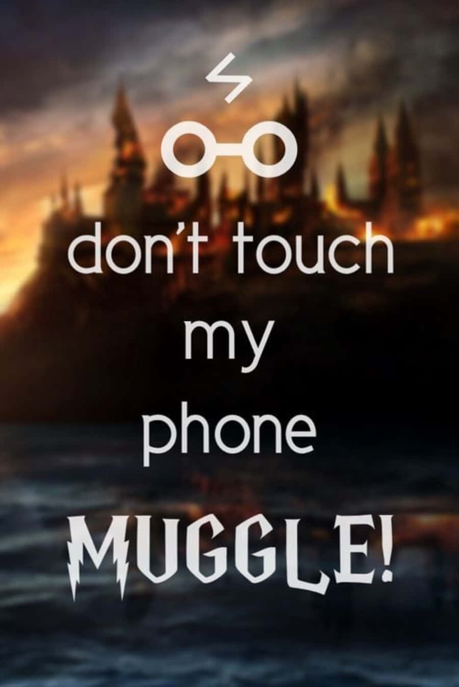 Altyazı: Harry Potter Evreninde Muggle Dünyasının Tuhaf İllüstrasyonu. Duvar Kağıdı