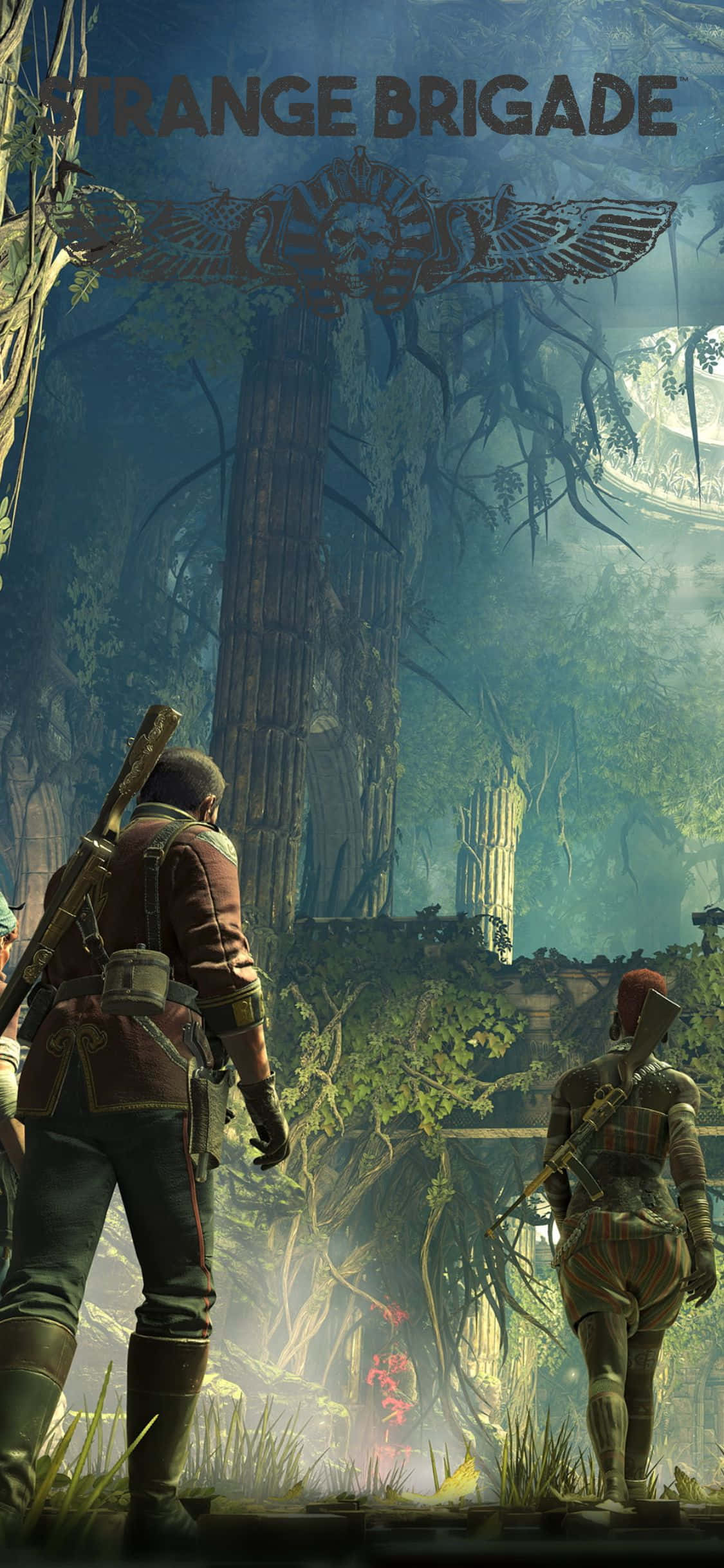 Altyazı: iPhone X için Olağanüstü Strange Brigade Oyun Arkaplanı Duvar Kağıdı