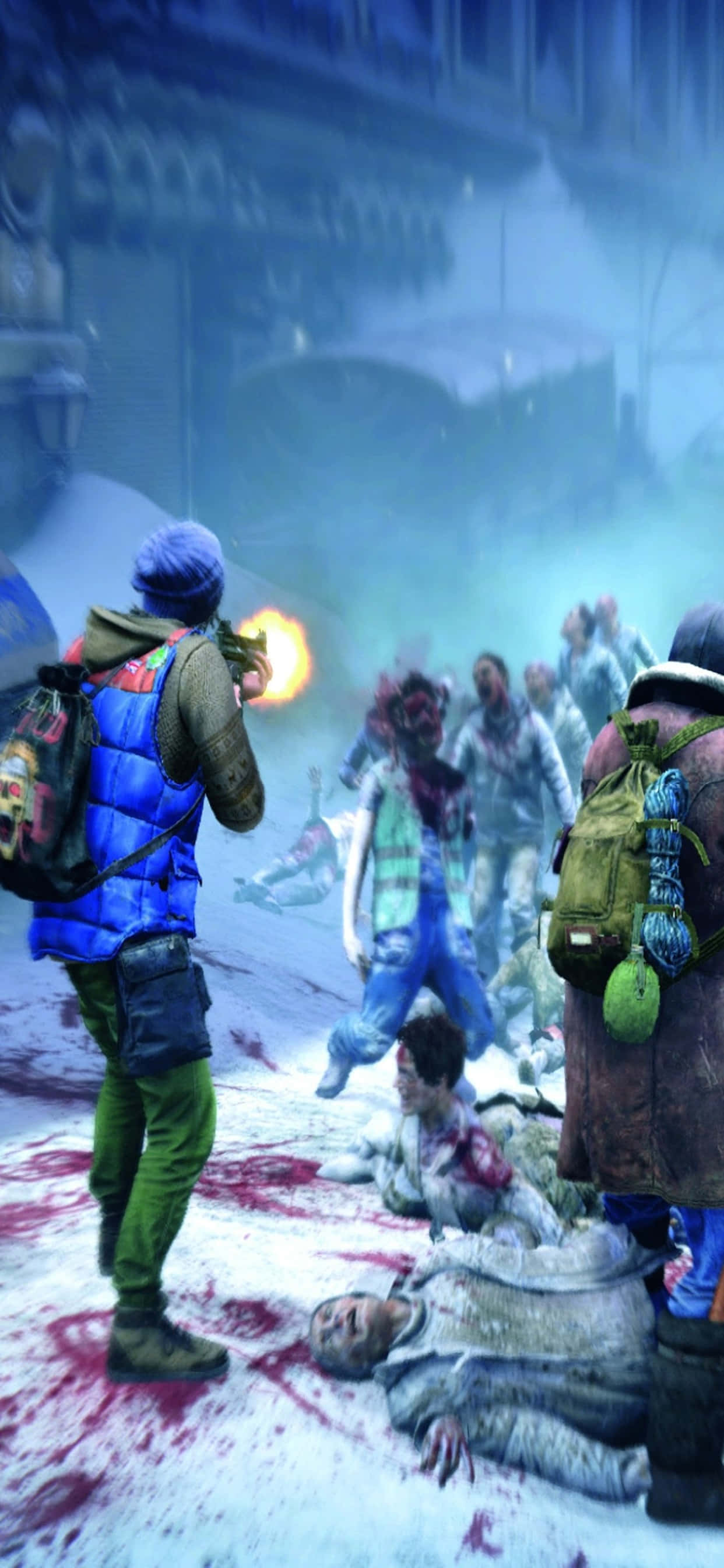 Altyazı: Yoğun iPhone Xs Max World War Z Duvar Kağıdı