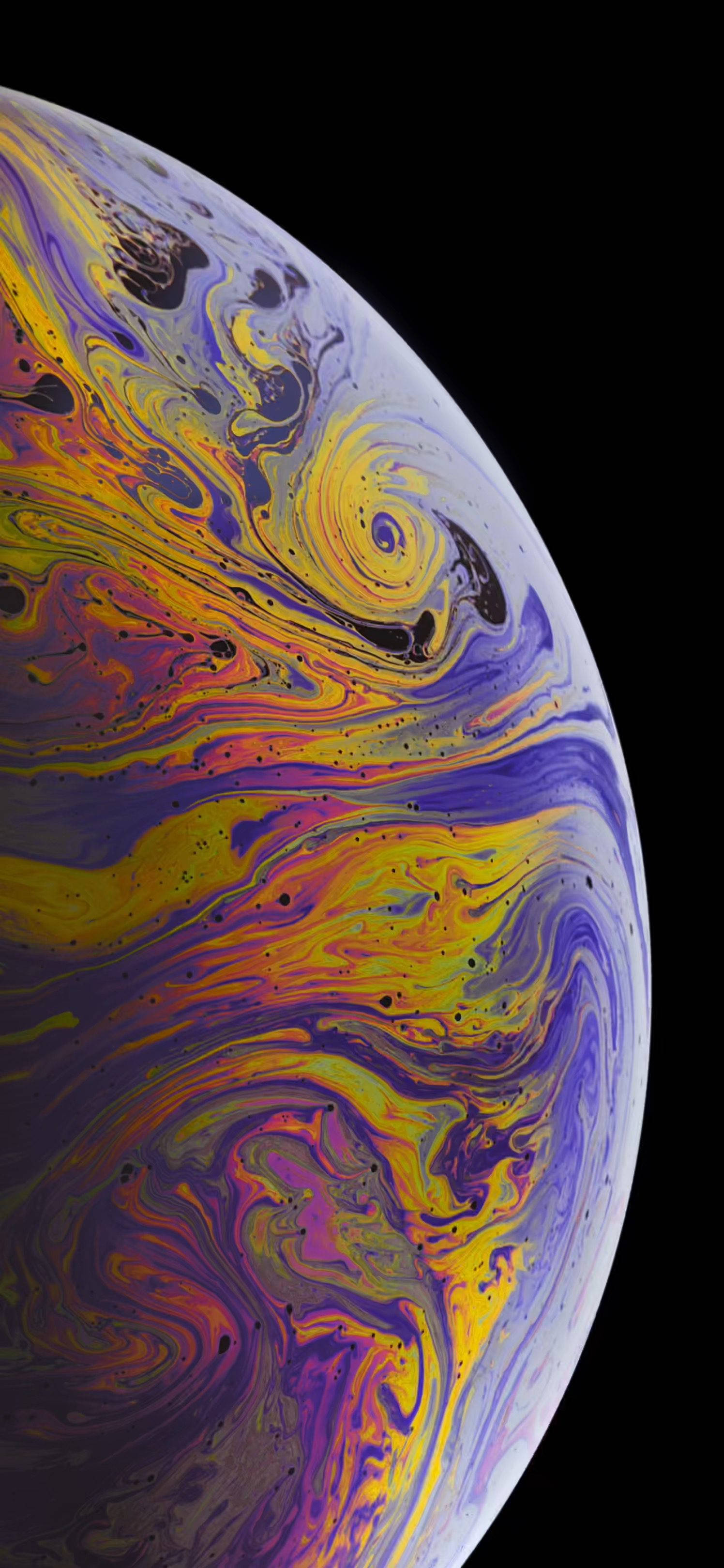 Ametist Dünya iPhone Xs Duvar Kağıdı