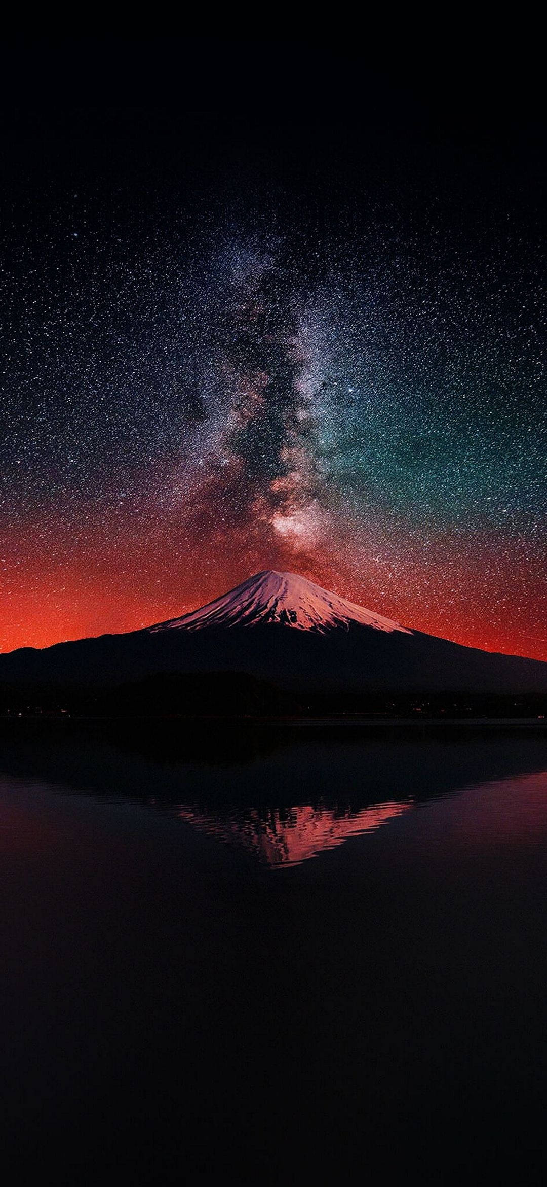 AMOLED Karlı Dağ Duvar Kağıdı