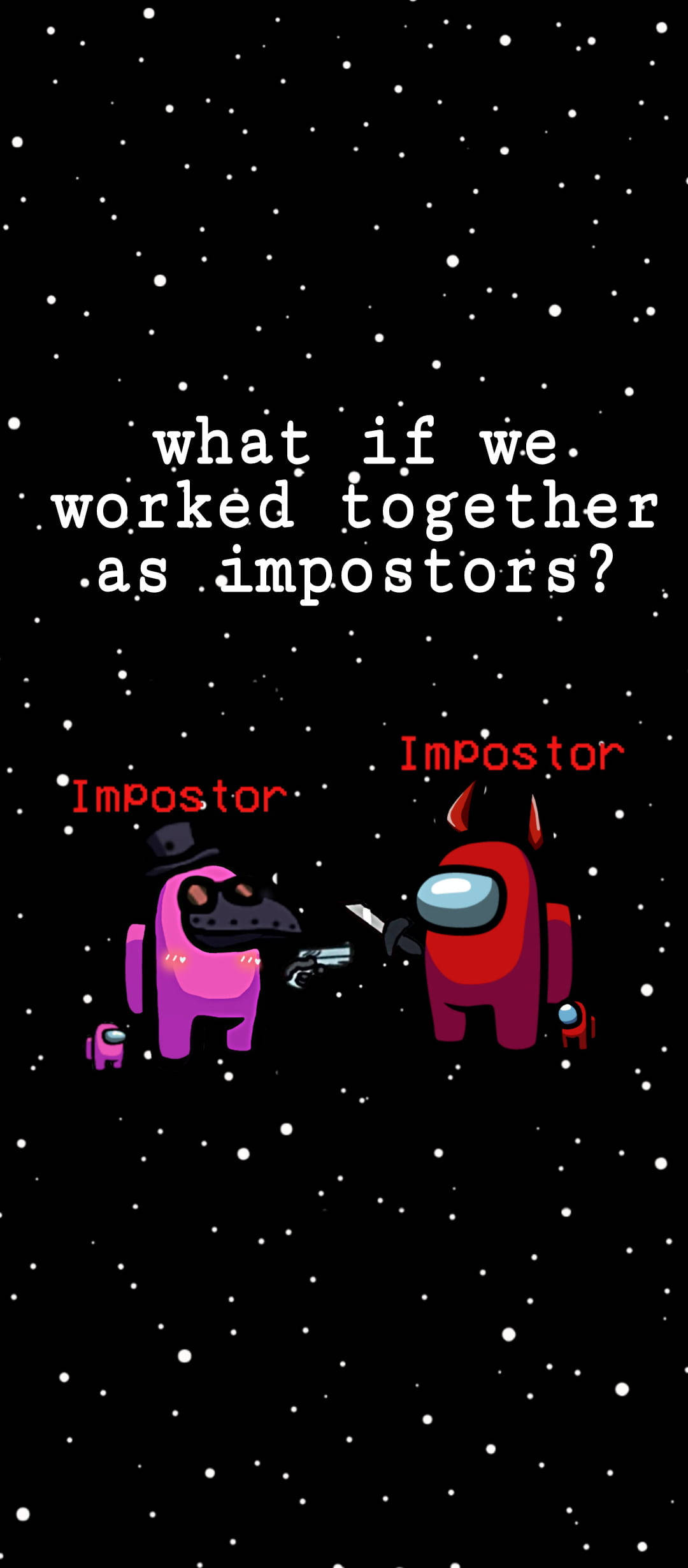 Among US Impostor Takım Çalışması Duvar Kağıdı
