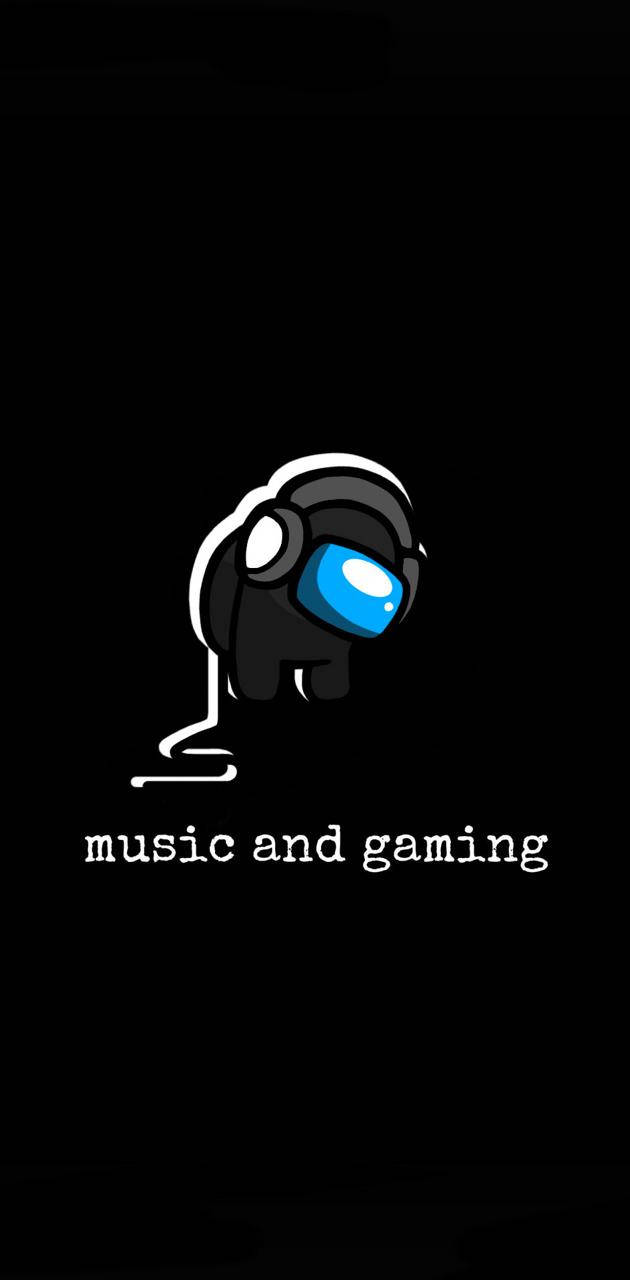 Among US Siyah Müzik ve Oyun Duvar Kağıdı