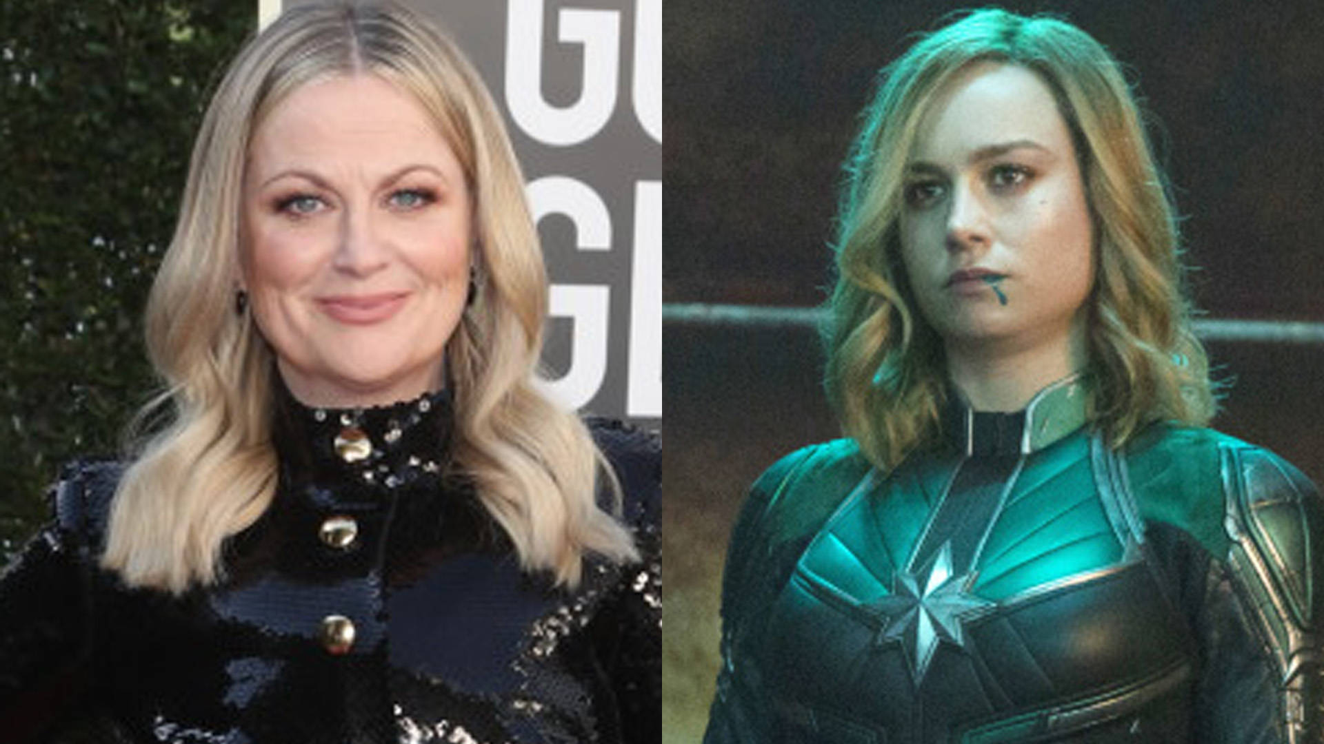 Amy Poehler Brie Larson Bölünmüş Ekran Duvar Kağıdı