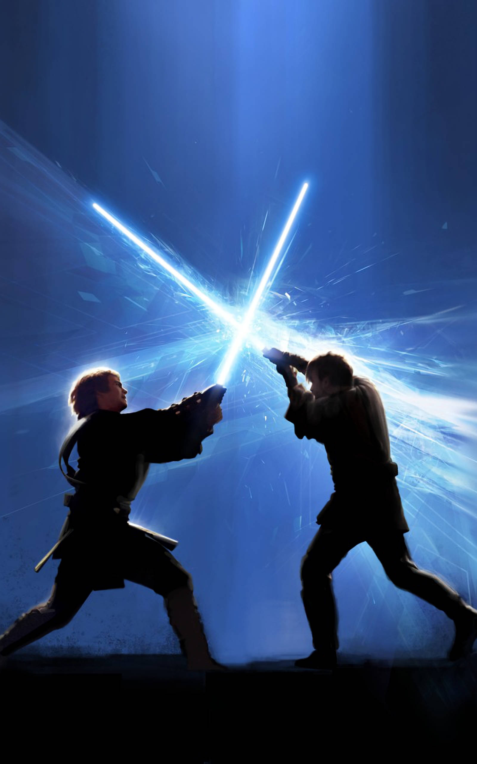 Anakin vs Obi-Wan Star Wars Tablet Duvar Kağıdı