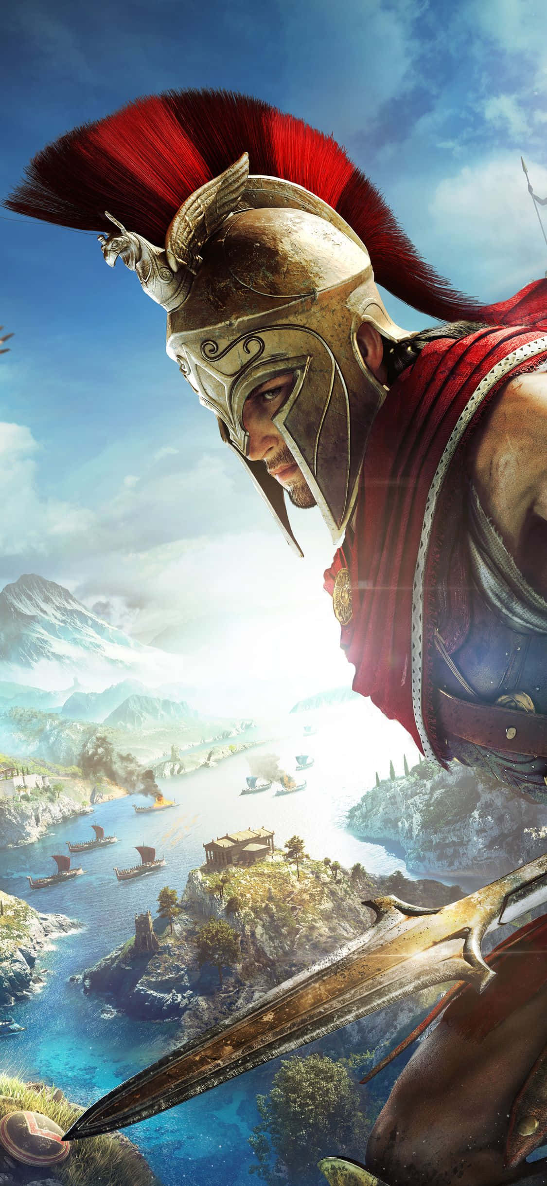 Android Assassin's Creed Odyssey ile çevrimiçi yelken açın Duvar Kağıdı