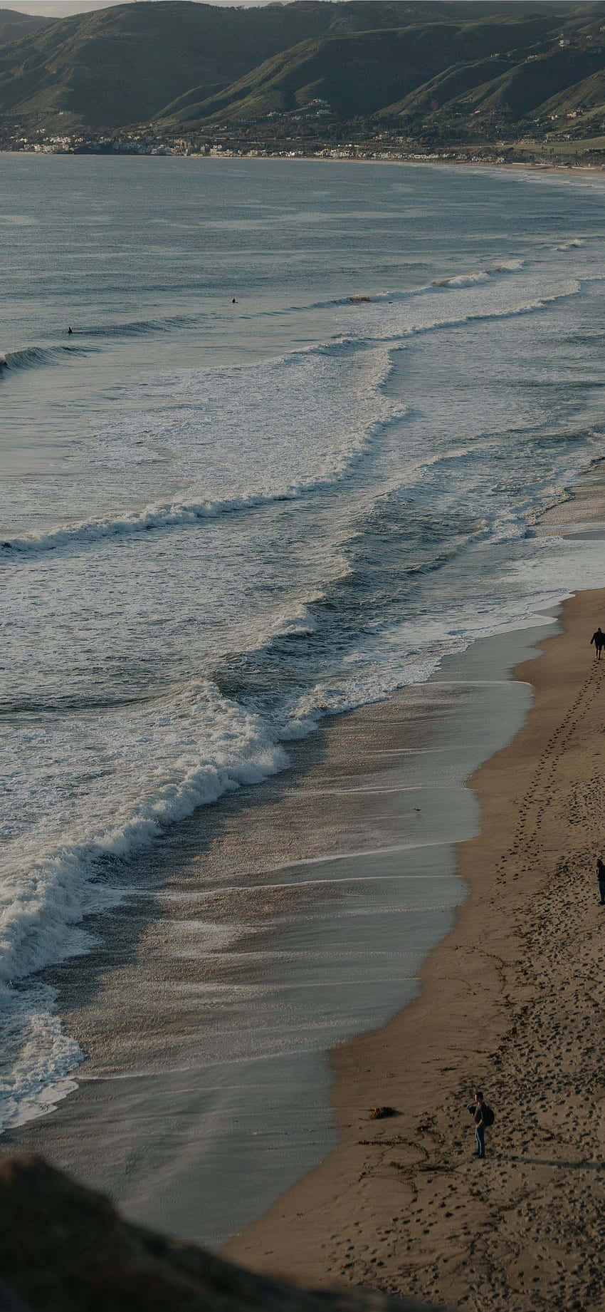 Android Malibu Deniz Kenarı Arka Planı Duvar Kağıdı