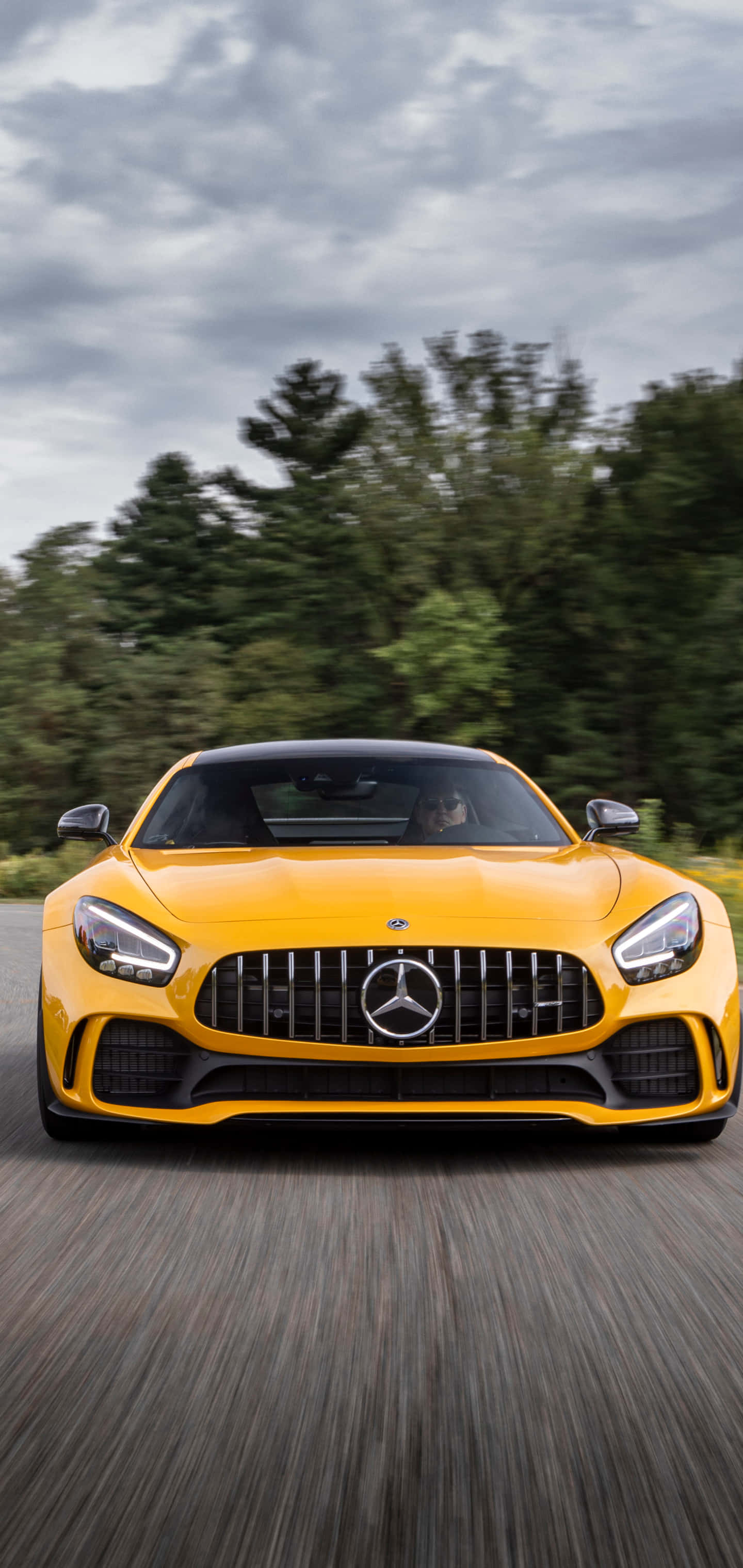 Android Sarı Amg Gt-r Arka Planı Duvar Kağıdı