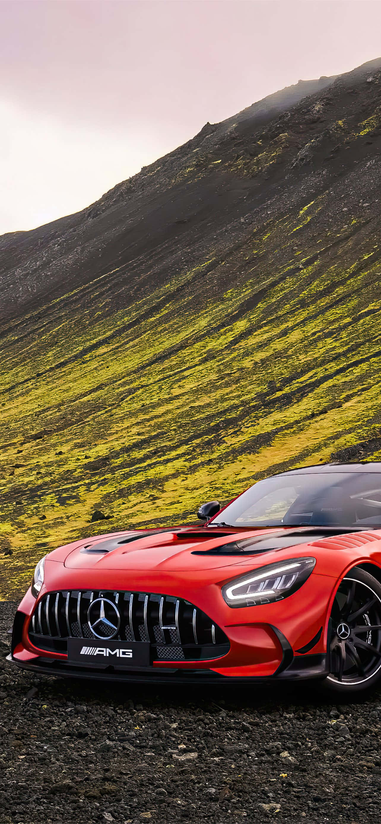 Android Turuncu Amg Gt-r Tepe Arka Planı Duvar Kağıdı