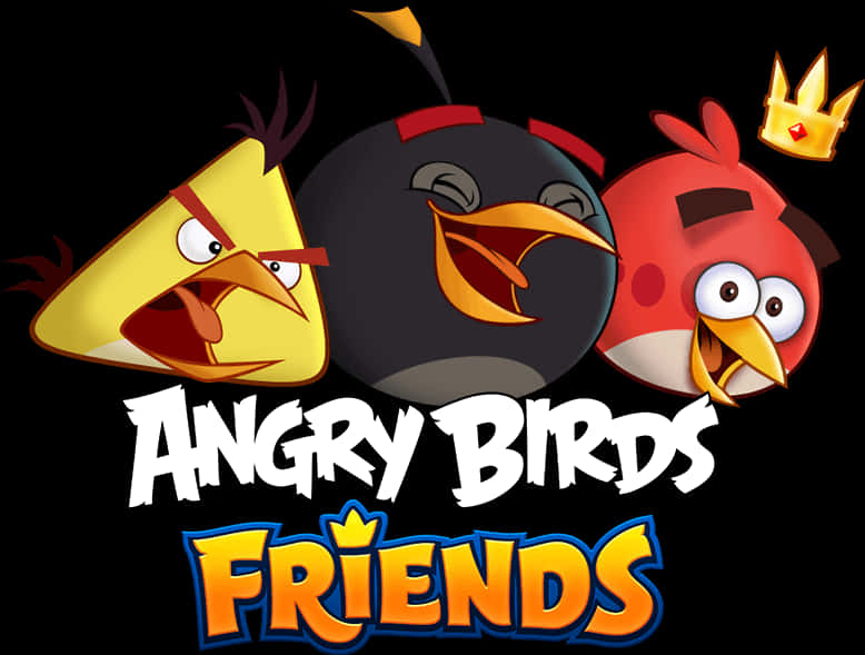 Angry Birds Friends Oyun Logosu Duvar Kağıdı