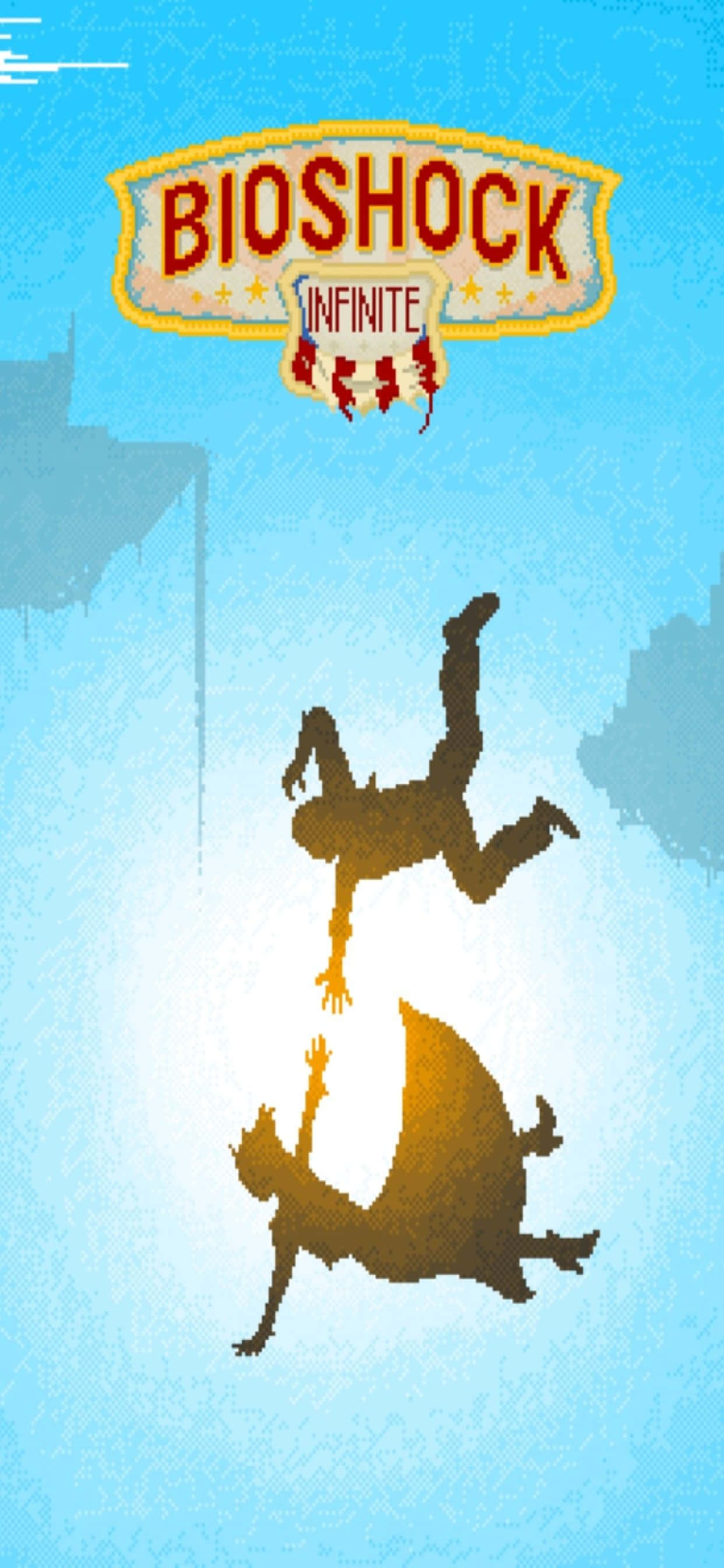 Animasyonlu iPhone Xs Max Bioshock Infinite Arka Planı Duvar Kağıdı