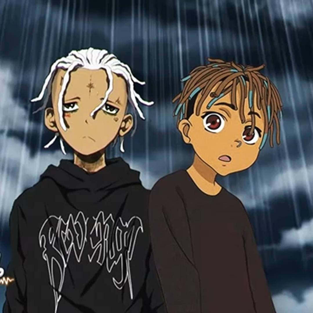 Animasyonlu Juice Wrld ve XXXTentacion Duvar Kağıdı