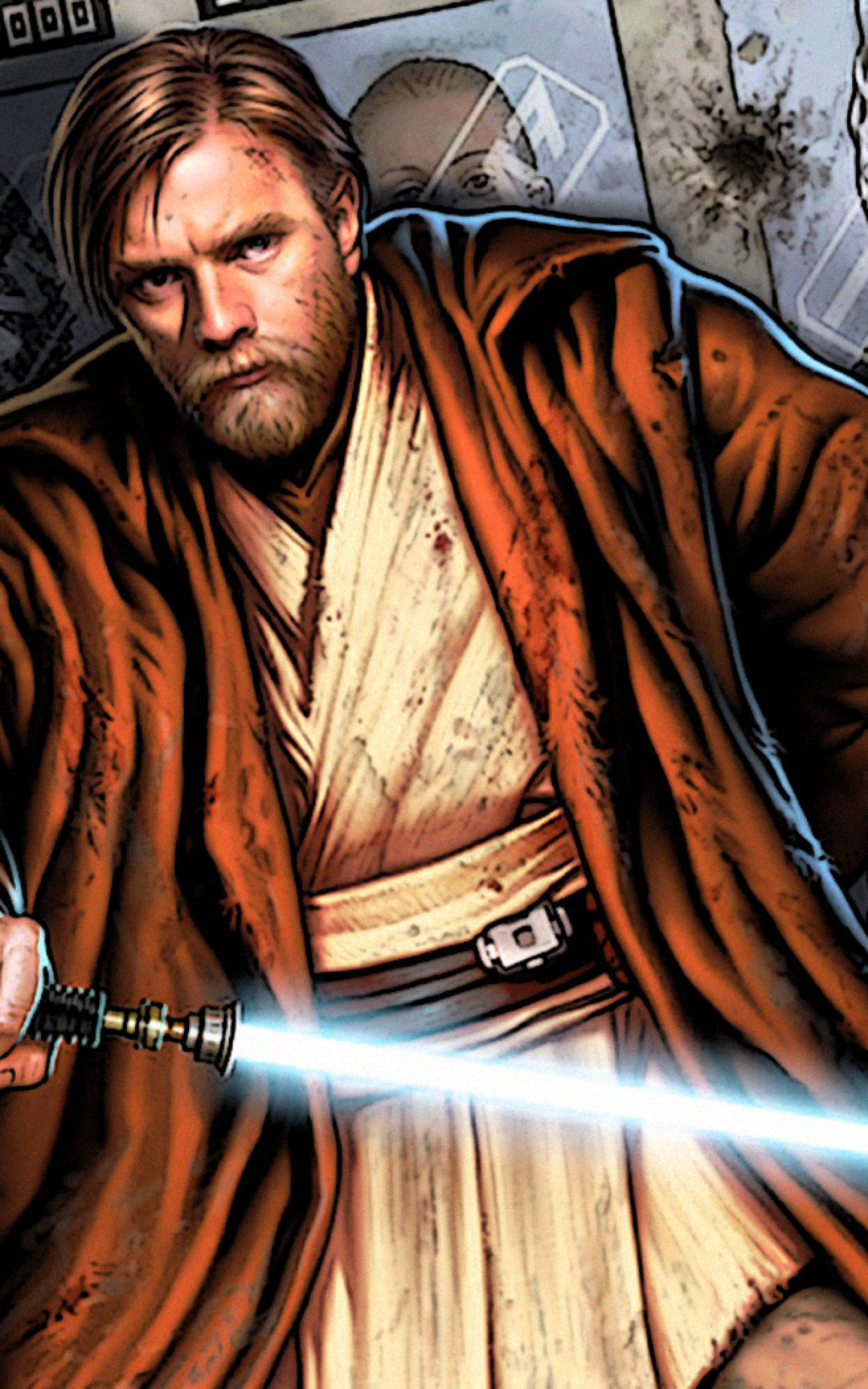 Animated Obi-Wan Star Wars Tablet Duvar Kağıdı