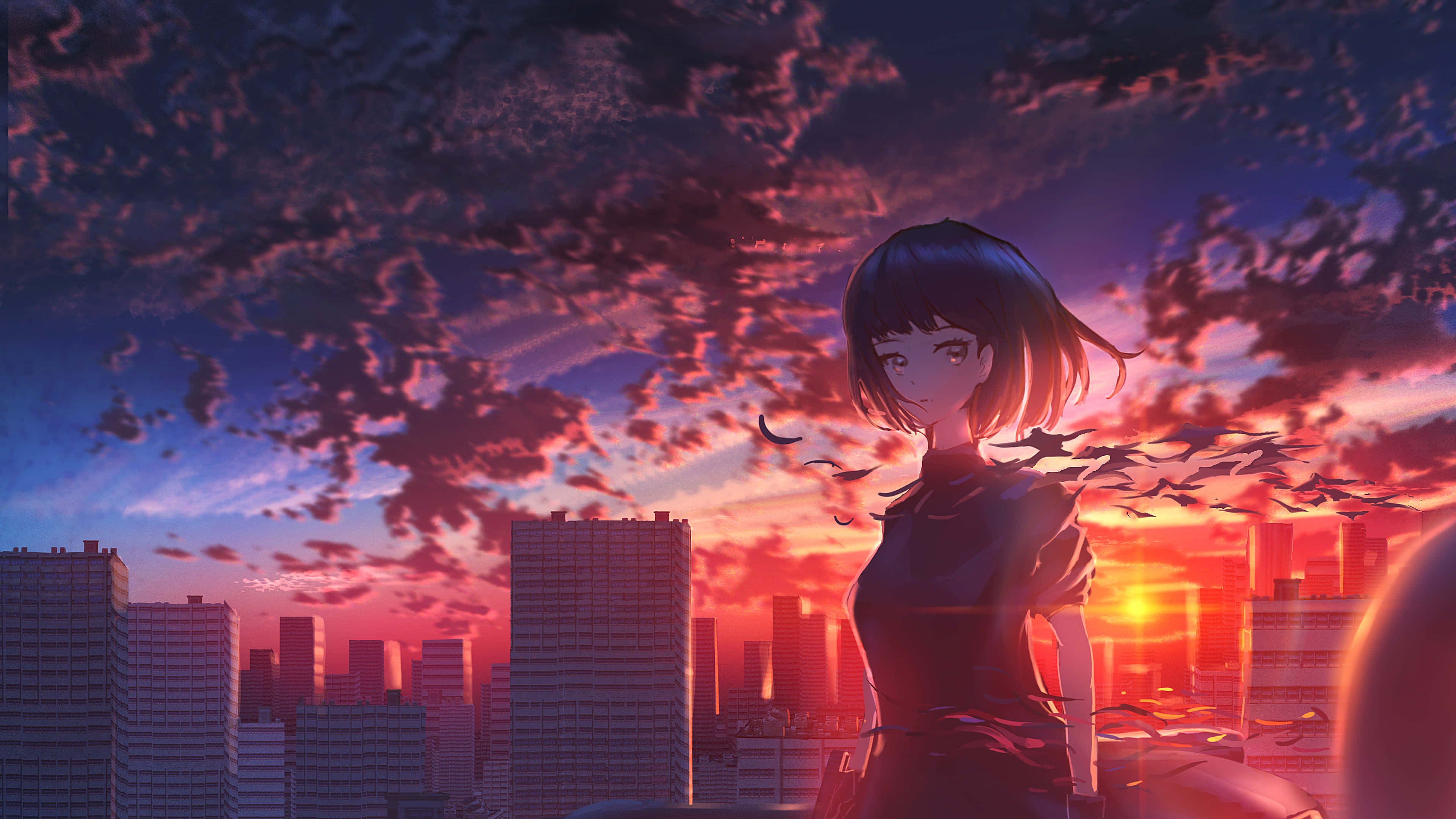 Anime 4K ile daha yüksek çözünürlüğü deneyimleyin Duvar Kağıdı