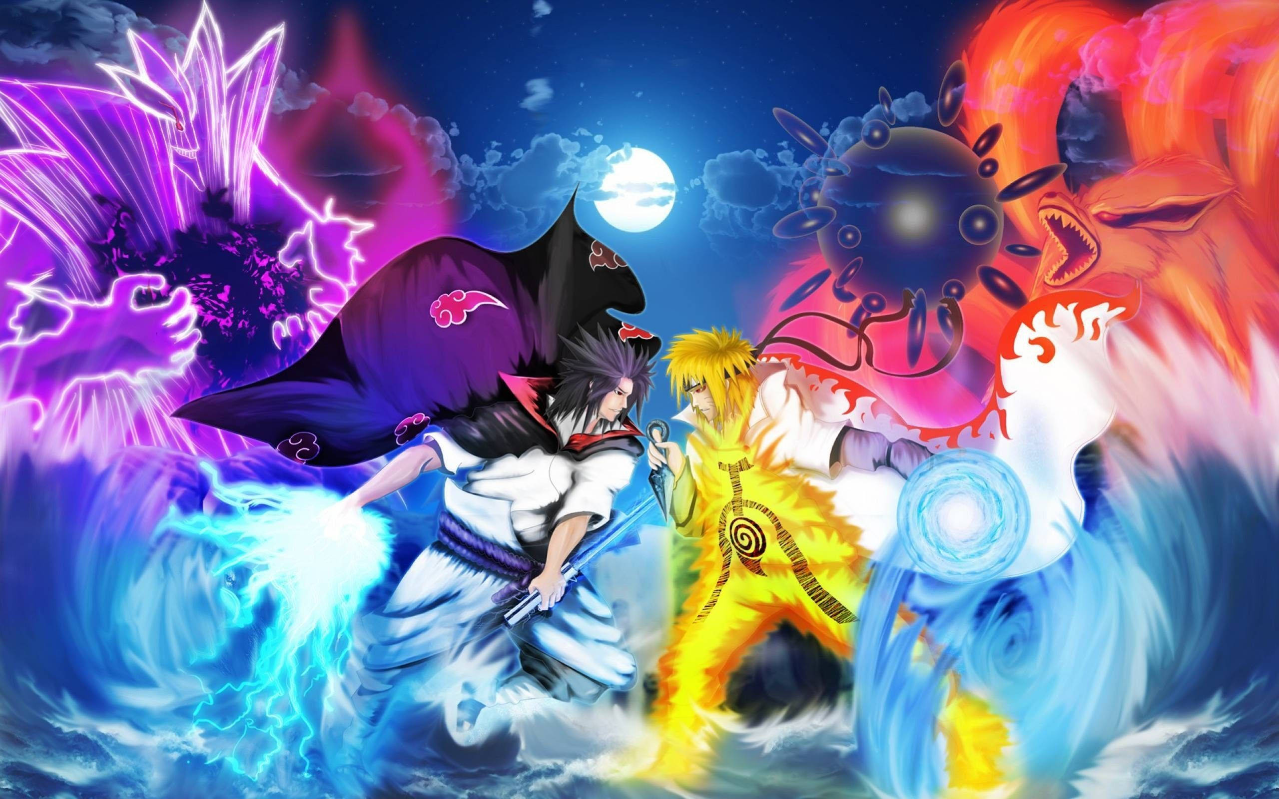 Anime Canlı Klan Savaşları Duvar Kağıdı