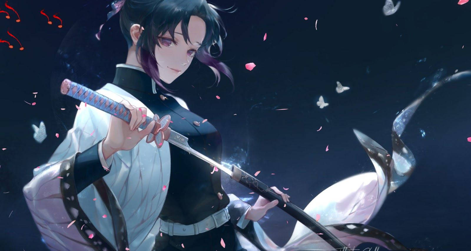 Anime Canlı Shinobu Duvar Kağıdı