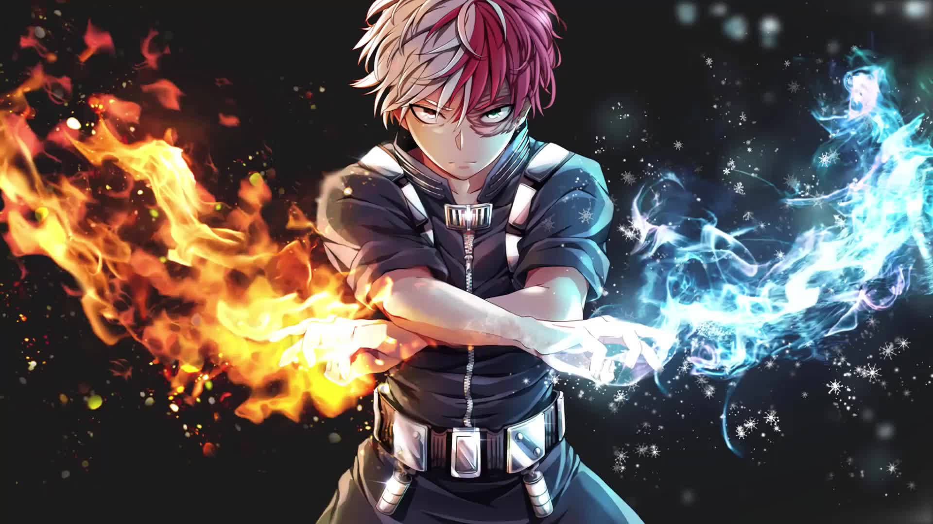 Anime Canlı Todoroki Duvar Kağıdı