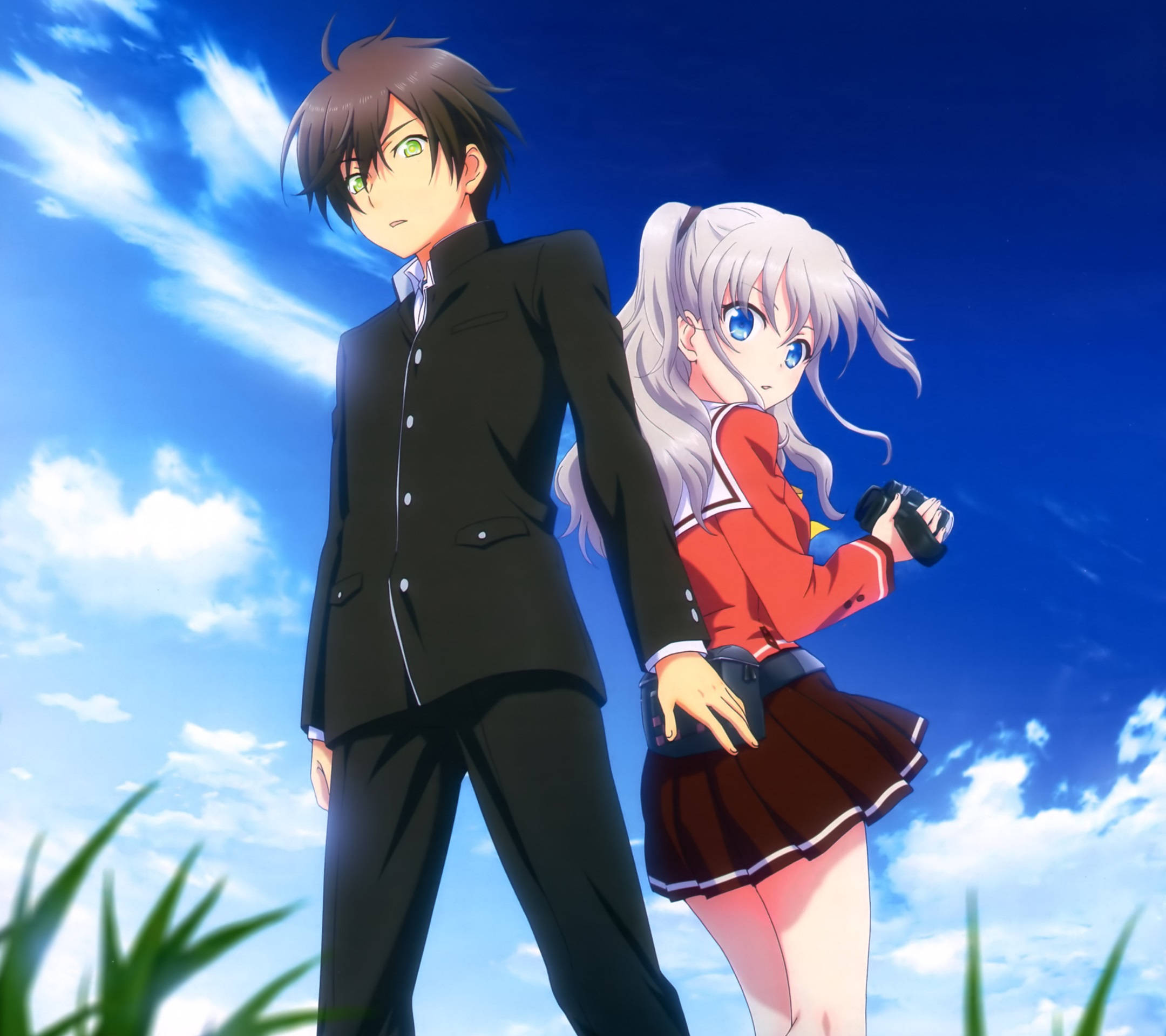 Anime Çift Charlotte Duvar Kağıdı