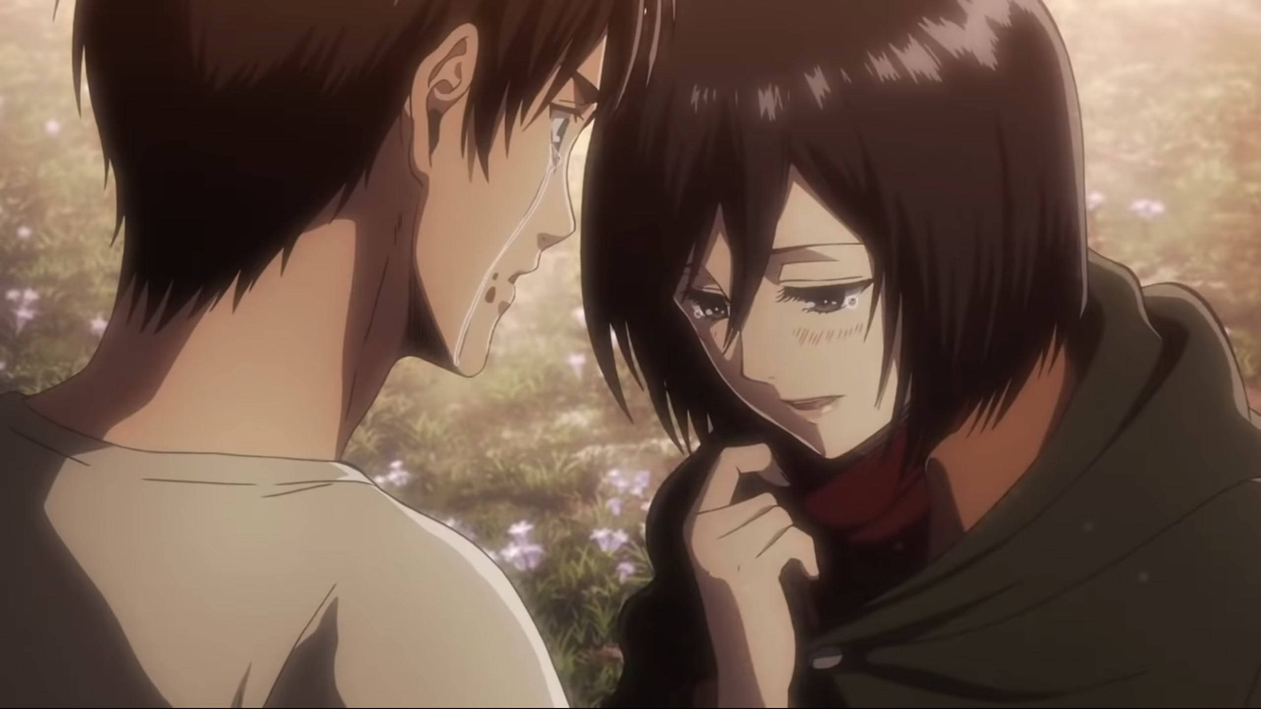 Anime Çifti Attack On Titan Duvar Kağıdı