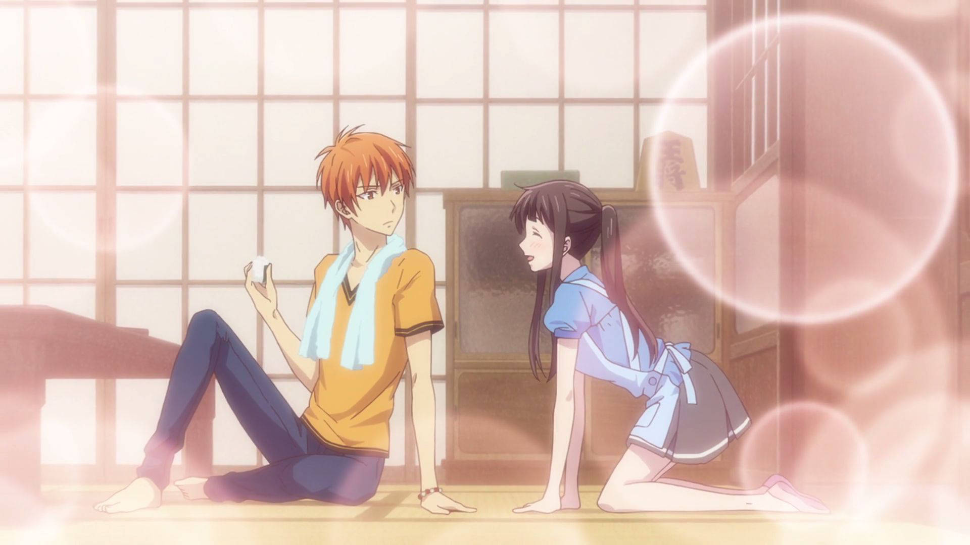 Anime Çifti Fruits Basket Duvar Kağıdı