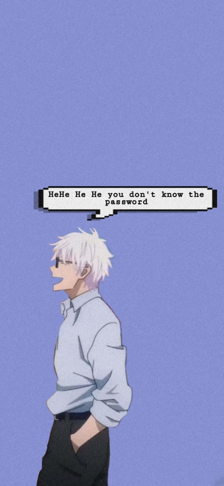 Anime Çocuk Piksel Eğlenceli Kilit Ekranı Duvar Kağıdı