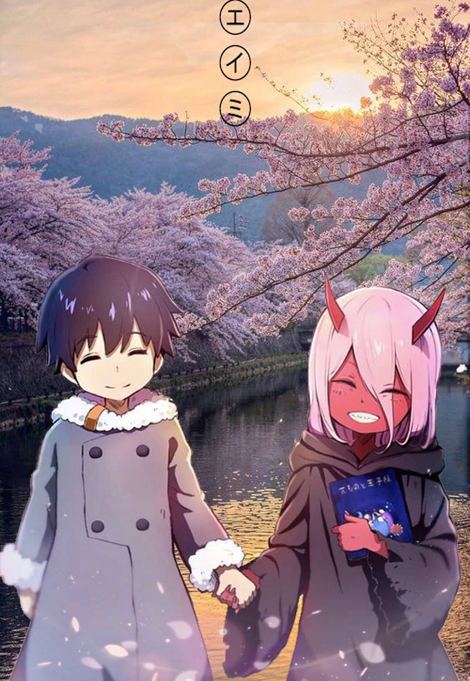 Anime Çocukları Darling in the Franxx Duvar Kağıdı