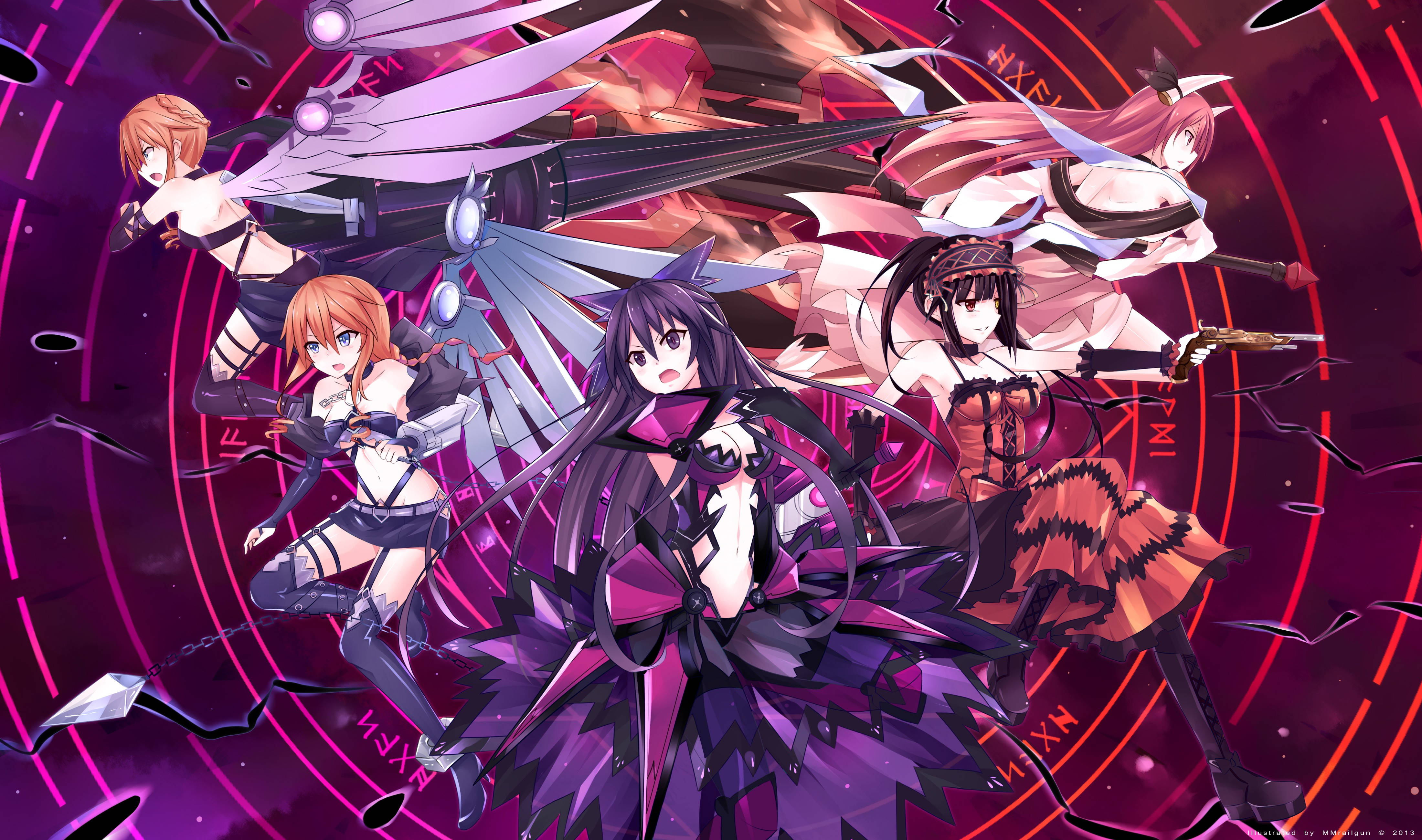 Anime Date A Live Kahramanları Duvar Kağıdı