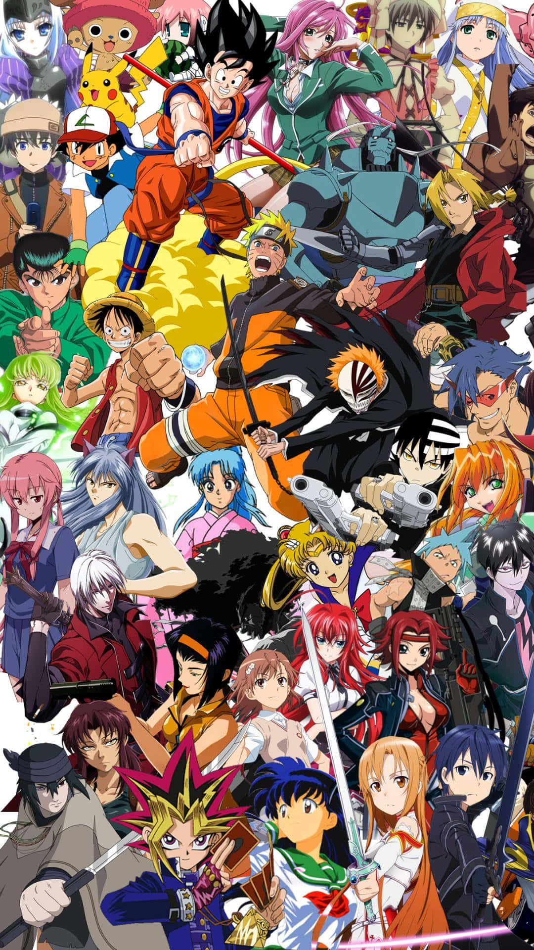 Anime dünyası çeşitli ve büyüleyici karakterlerle dolu Duvar Kağıdı