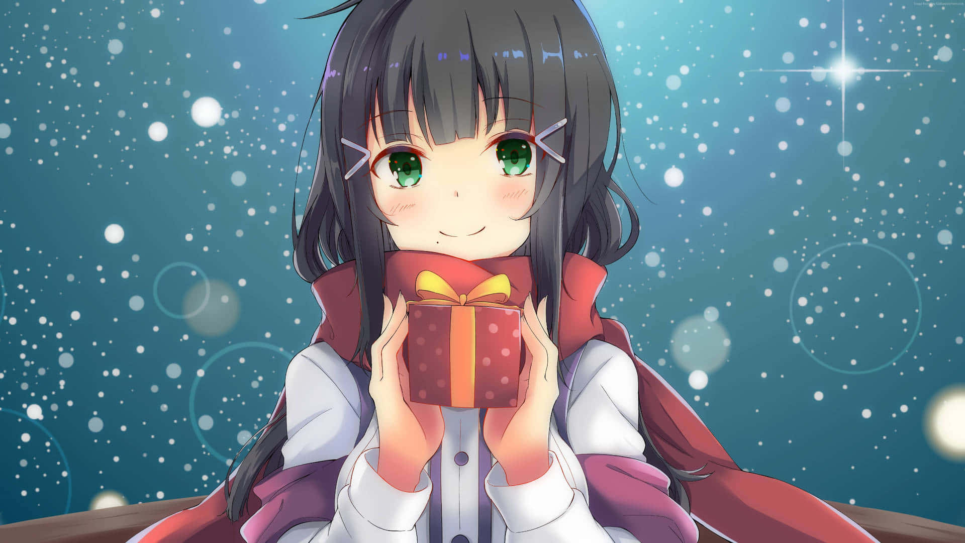 Anime Dünyasında Noel'i Kutlayın Duvar Kağıdı