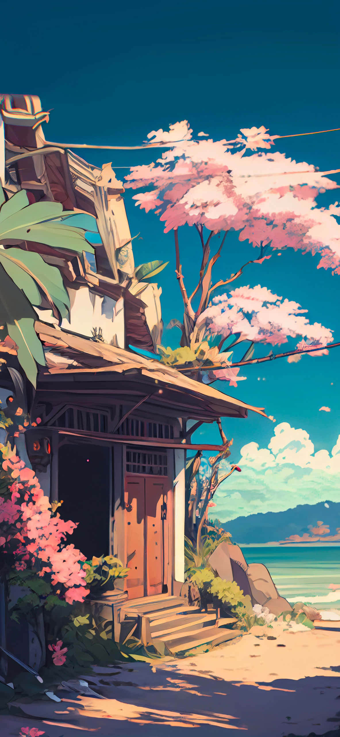 Anime Estetiği arka planı Duvar Kağıdı